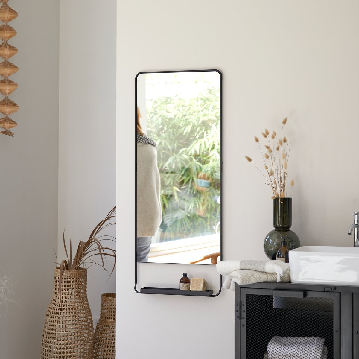 Element - Miroir en métal 110x45 cm Element - Miroir en métal 110x45 cm