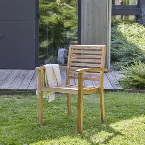 Andria - Solid teak garden Armchair