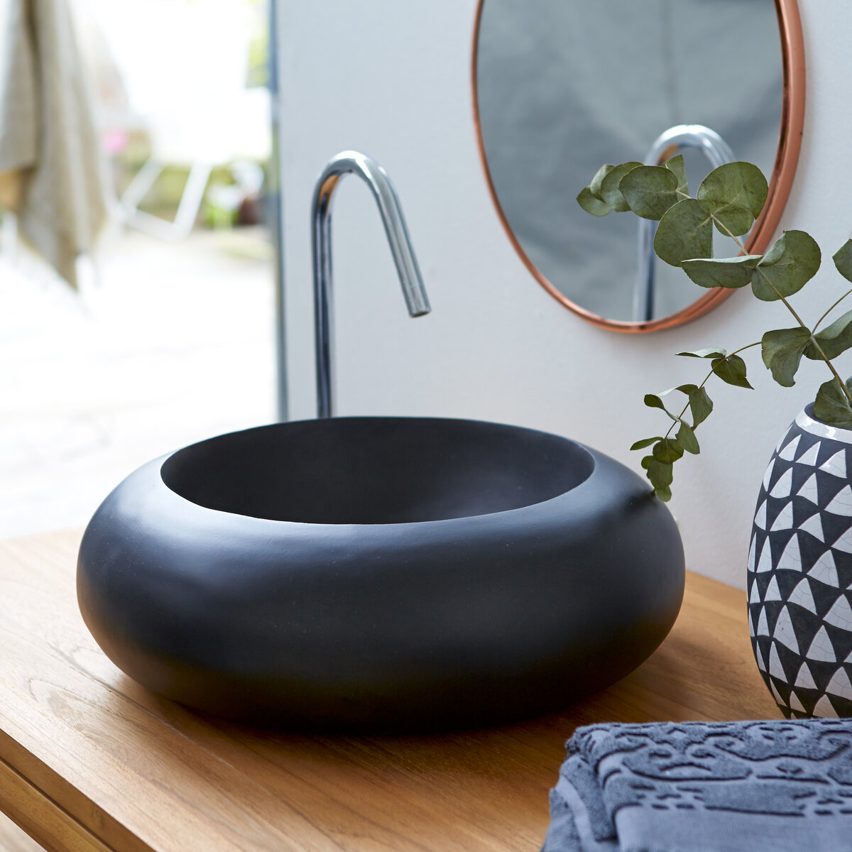 Acqua - Vasque en terrazzo black Acqua - Vasque en terrazzo black
