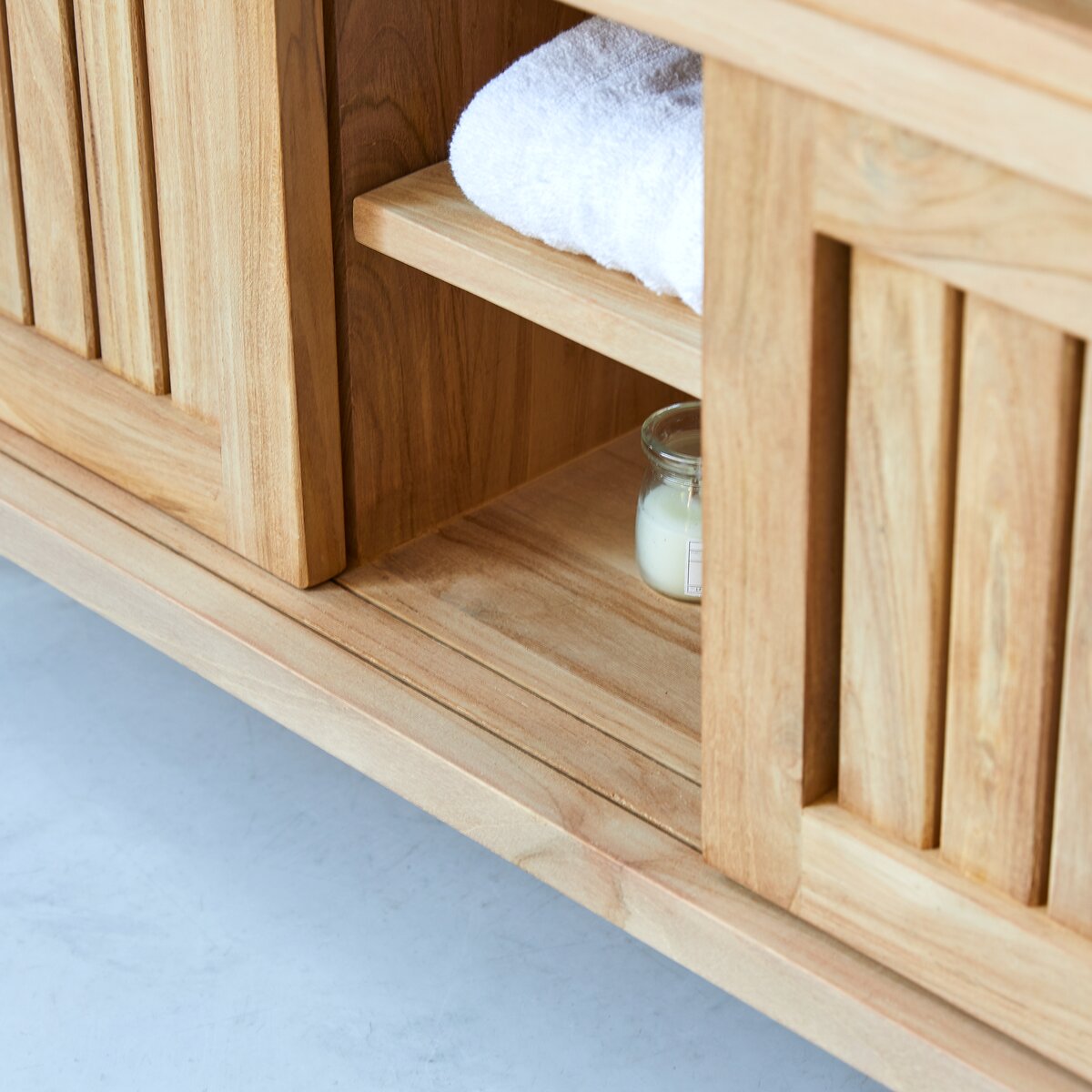 Colonial - Mobile da bagno in teak massello 120 cm Colonial - Mobile da bagno in teak massello 120 cm