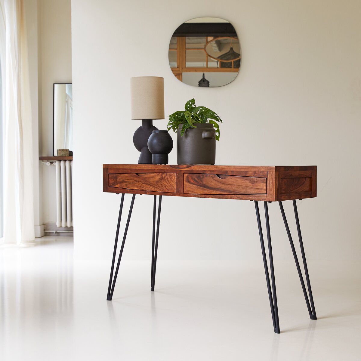 Bonnie - Console en palissandre massif Bonnie - Console en palissandre massif