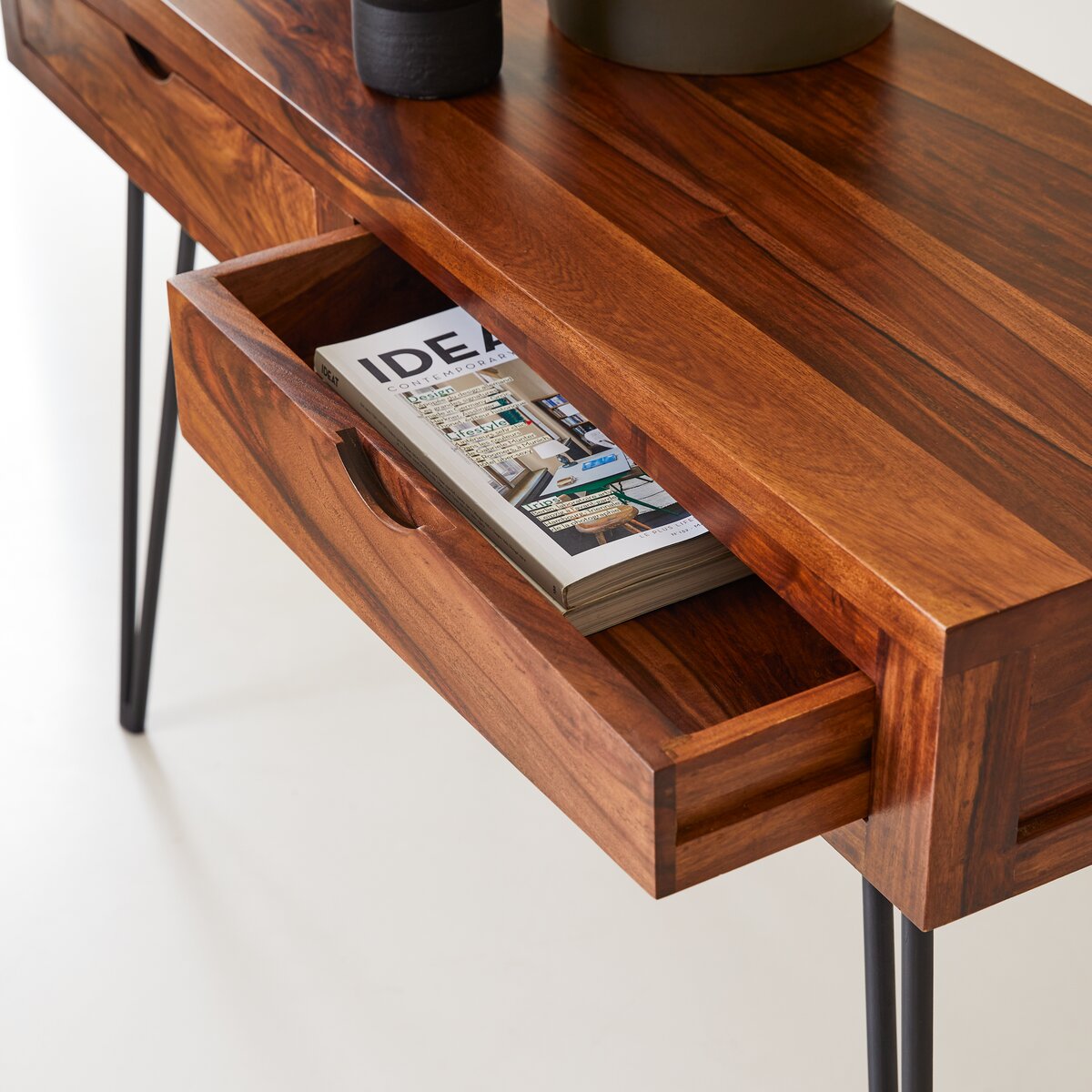 Bonnie - Console en palissandre massif Bonnie - Console en palissandre massif