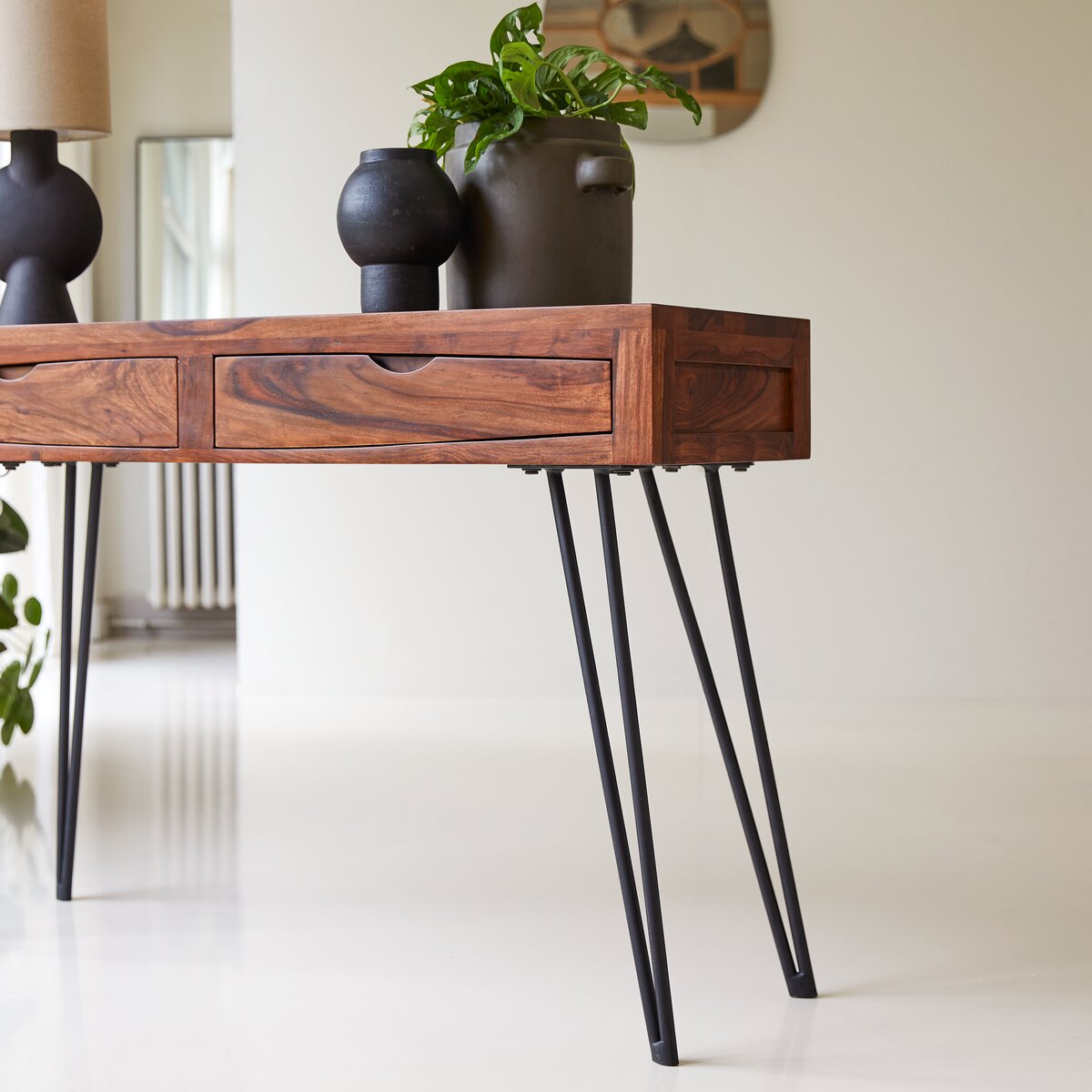 Bonnie - Console en palissandre massif Bonnie - Console en palissandre massif