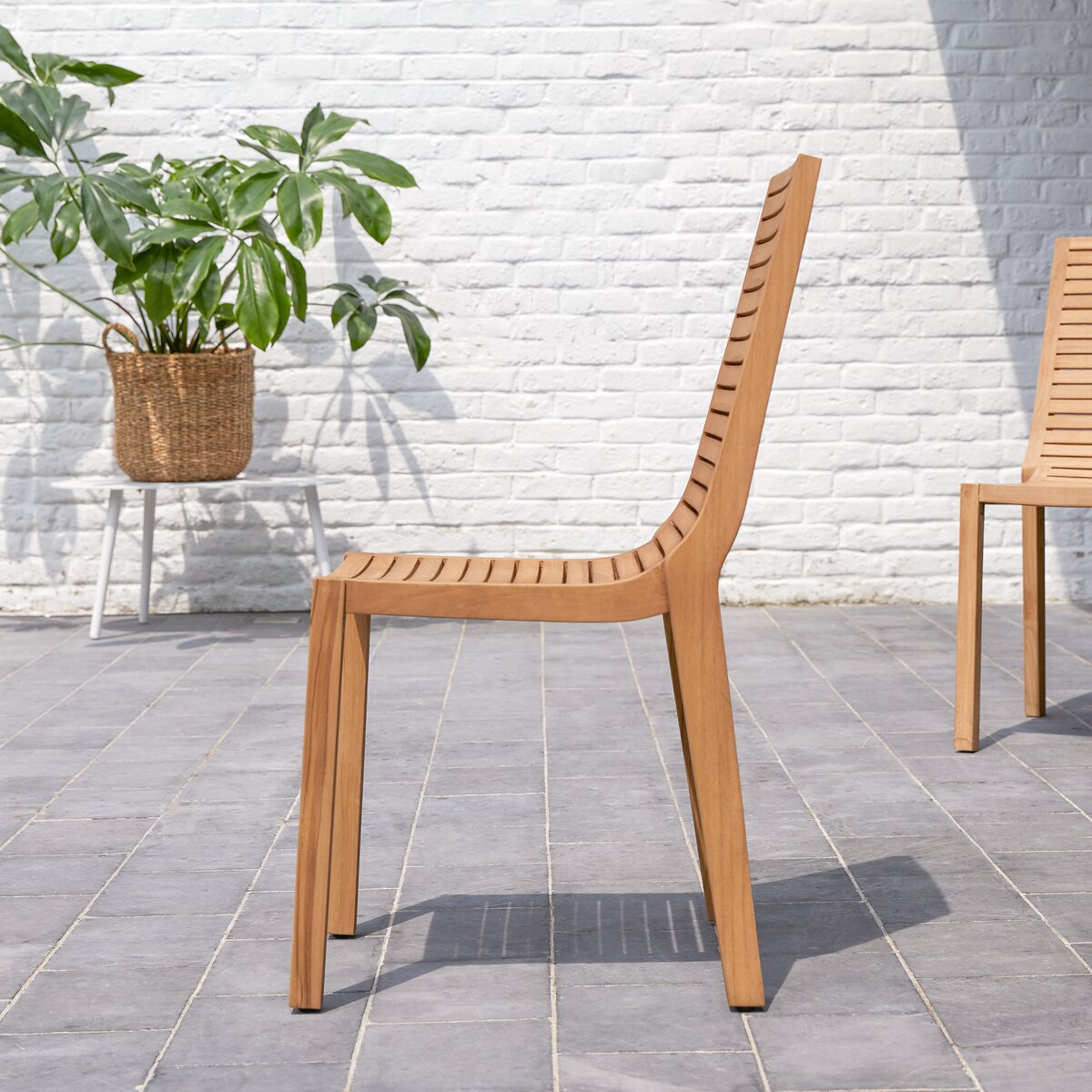 Sedia di giardino in teak - Sedute impilabili per esterno - Tikamoon