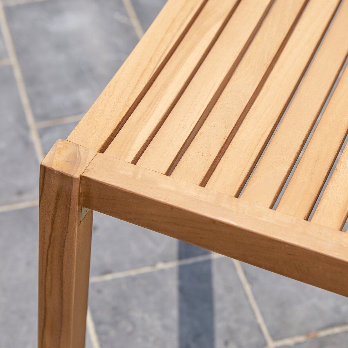 Teo - Chaise de jardin en teck massif Teo - Chaise de jardin en teck massif