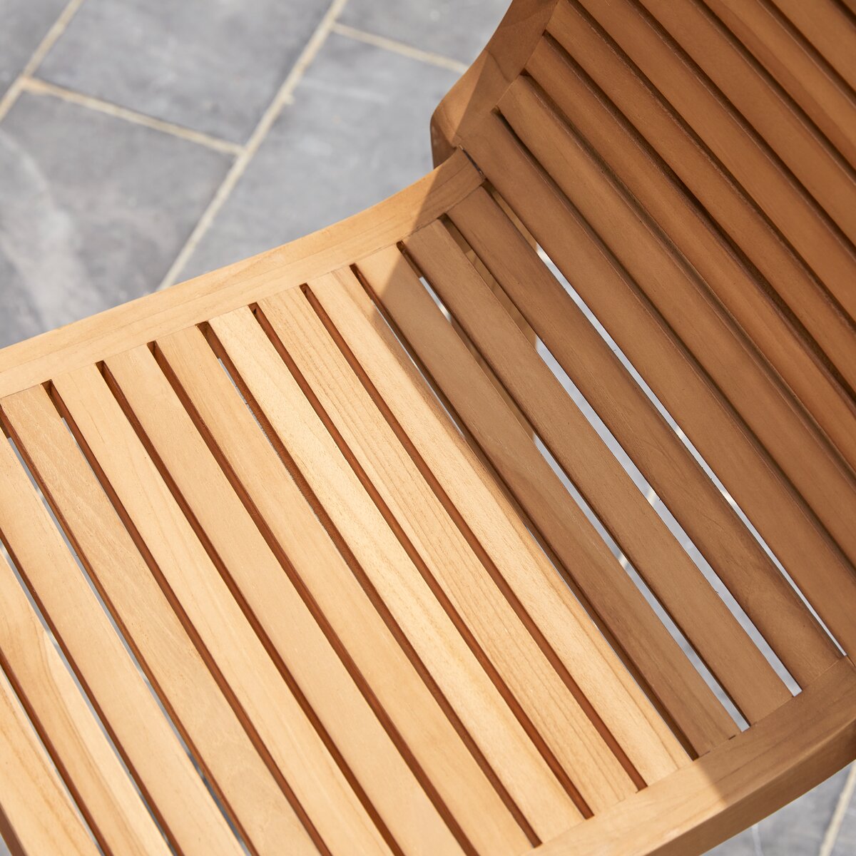 Teo - Chaise de jardin en teck massif Teo - Chaise de jardin en teck massif