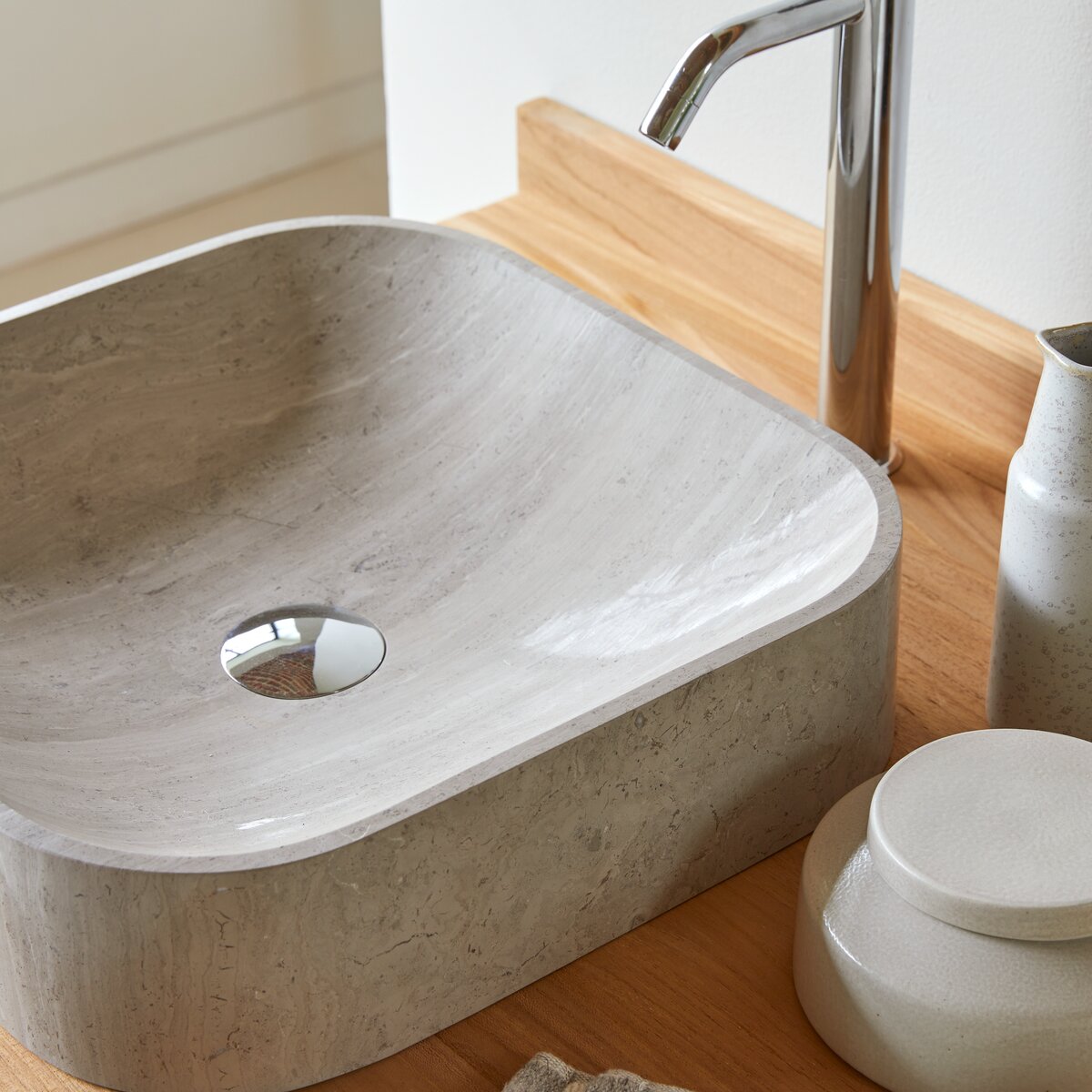 Perseus - Lavabo de mármol grey Perseus - Lavabo de mármol grey