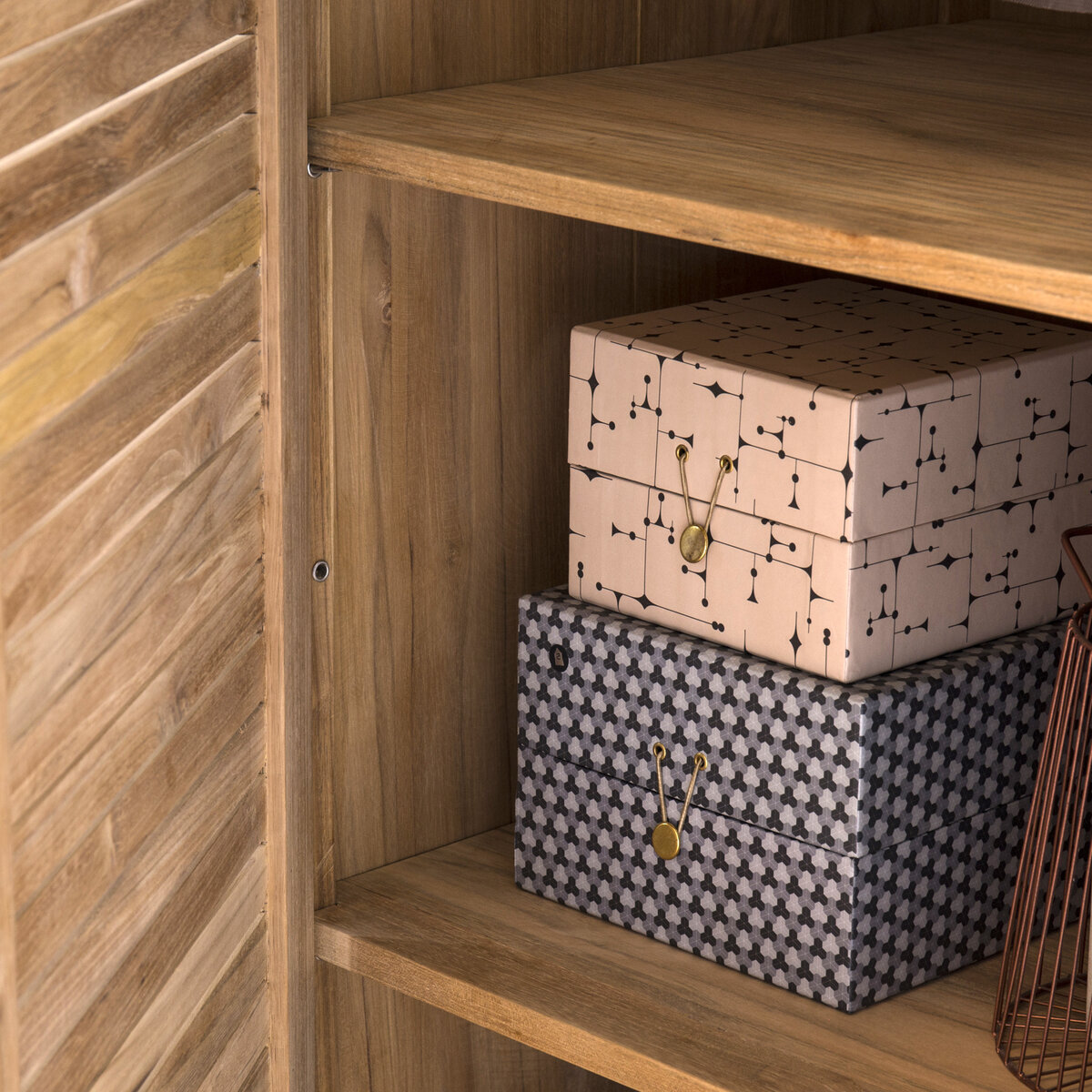 Suzette - Armoire en teck massif Suzette - Armoire en teck massif