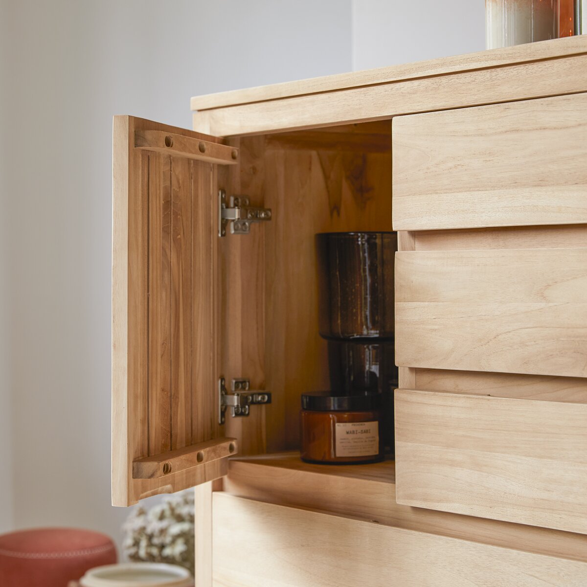 Paulo - Credenza in teak massello 80 cm Paulo - Credenza in teak massello 80 cm