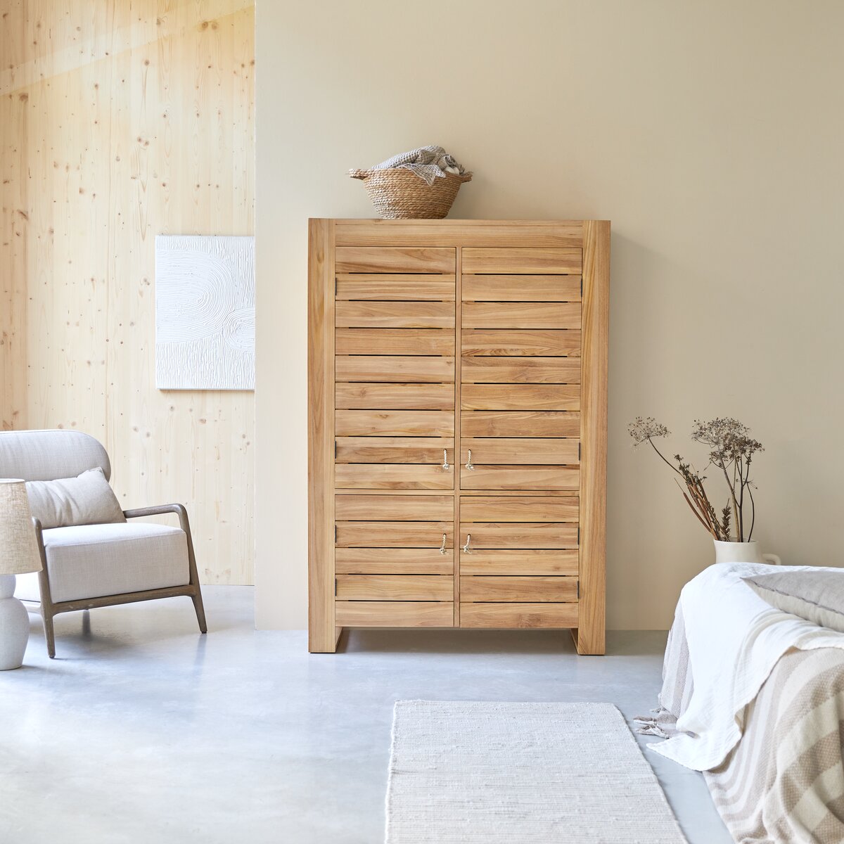 Minimalys - Armadio in teak massiccio Minimalys - Armadio in teak massiccio