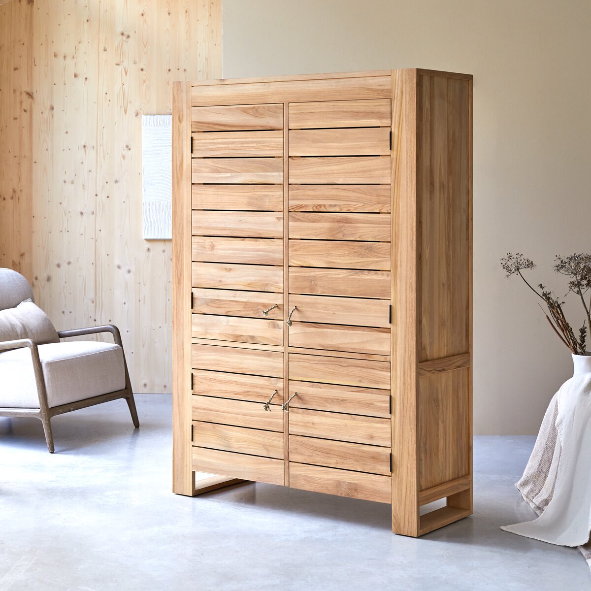 Minimalys - Armadio in teak massiccio Minimalys - Armadio in teak massiccio