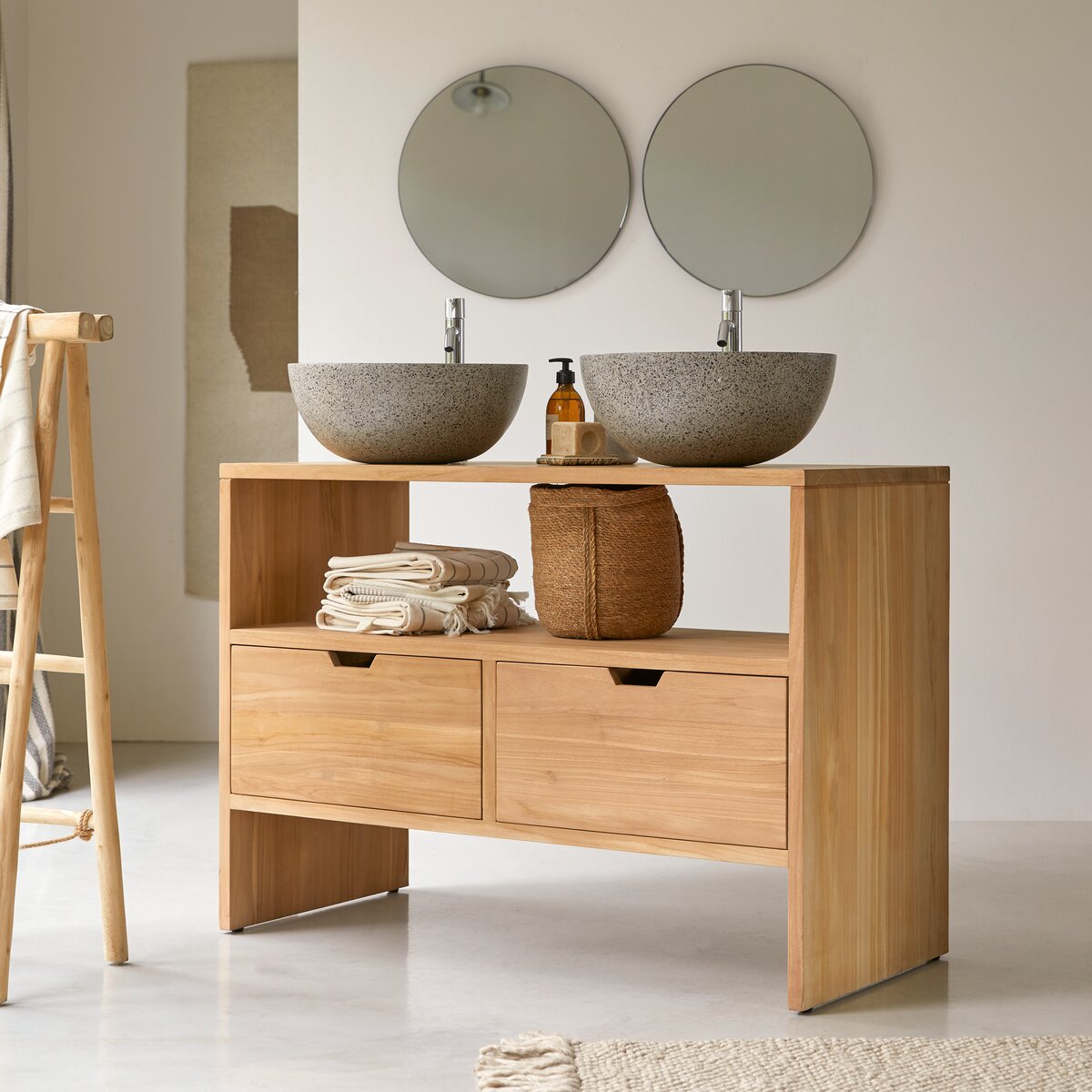 Kwarto - Solid teak vanity unit 110 cm Kwarto - Solid teak vanity unit 110 cm