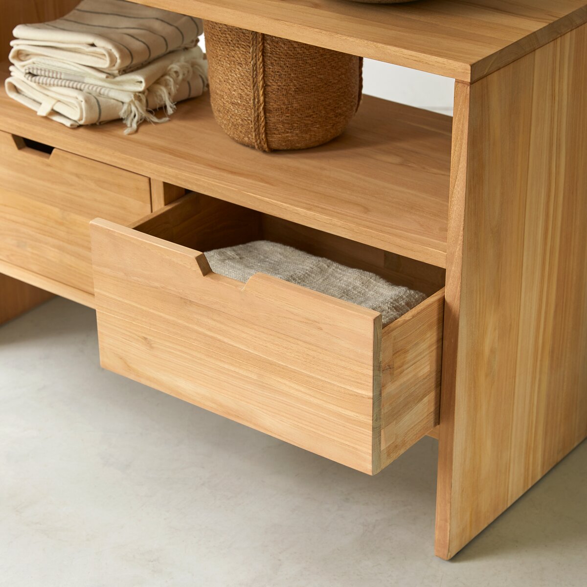 Kwarto - Solid teak vanity unit 110 cm Kwarto - Solid teak vanity unit 110 cm