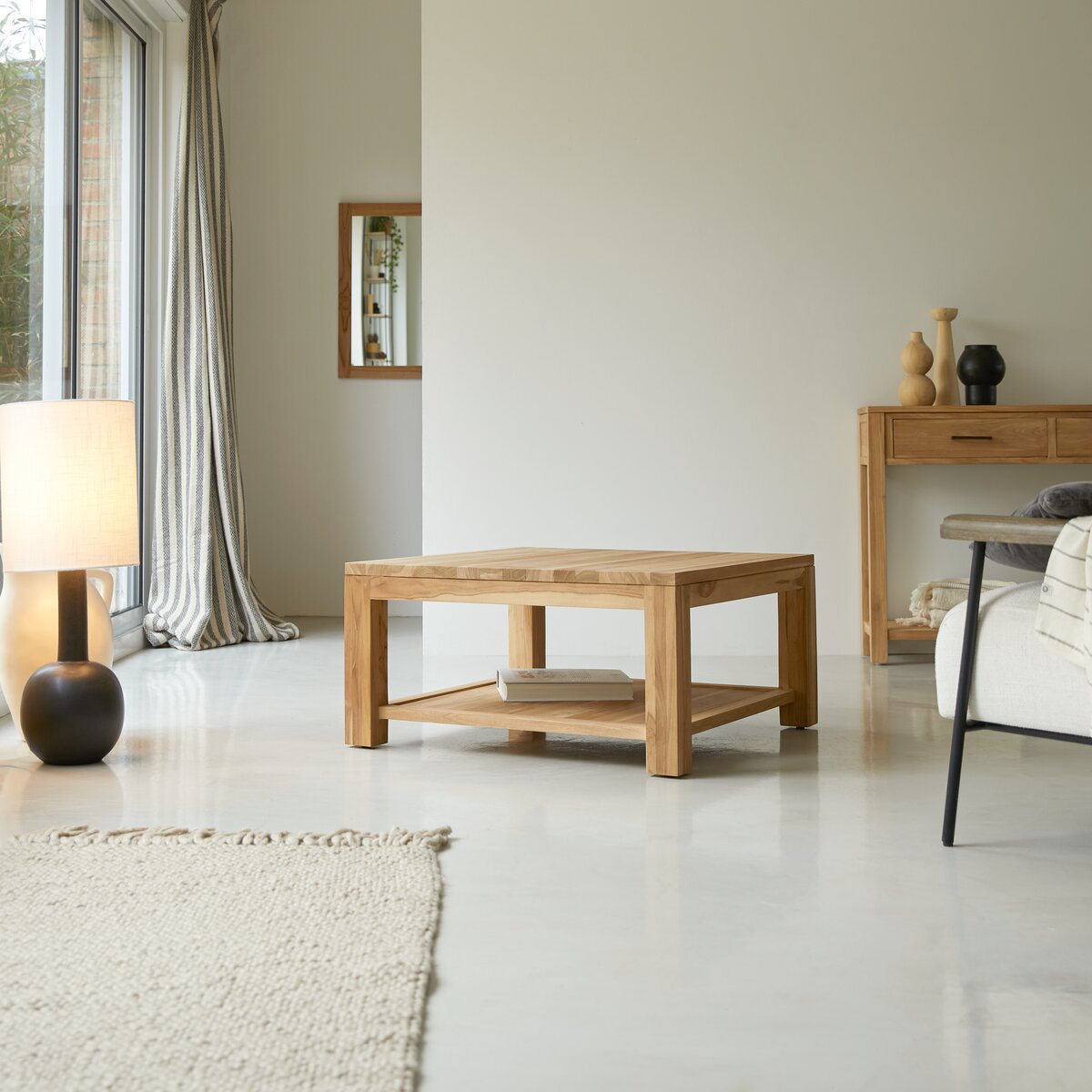 Eve - Tavolino quadrato in teak massello Eve - Tavolino quadrato in teak massello