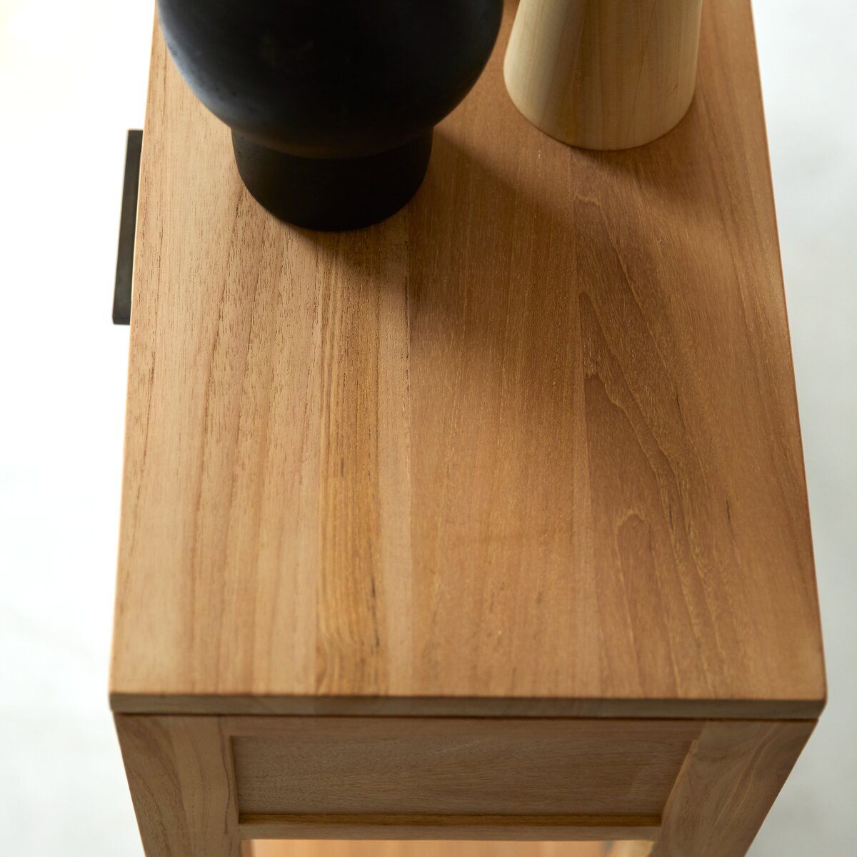 Teakhouten Tuin Bijzettafel met Onderblad - Salontafel - 60x60x45 cm
