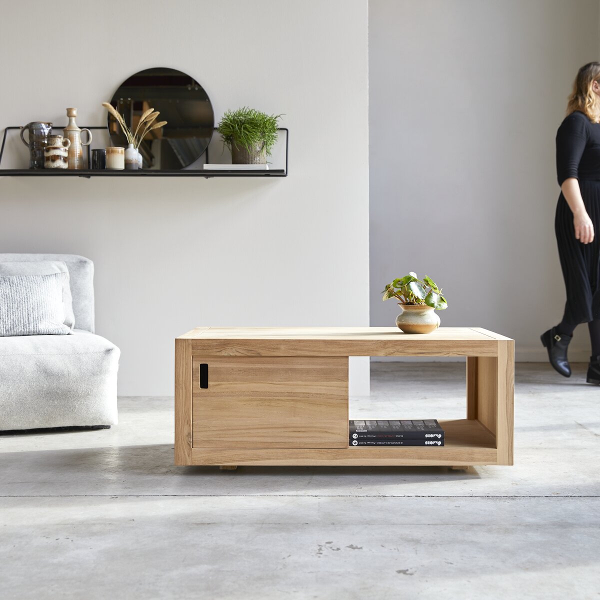 Adam - Table basse en teck Adam - Table basse en teck