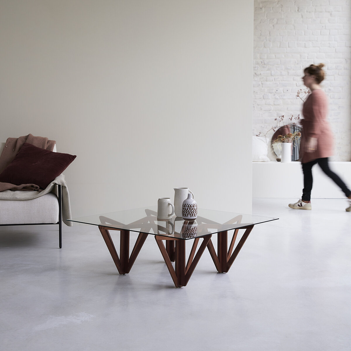 Mona - Table basse en teck massif Mona - Table basse en teck massif