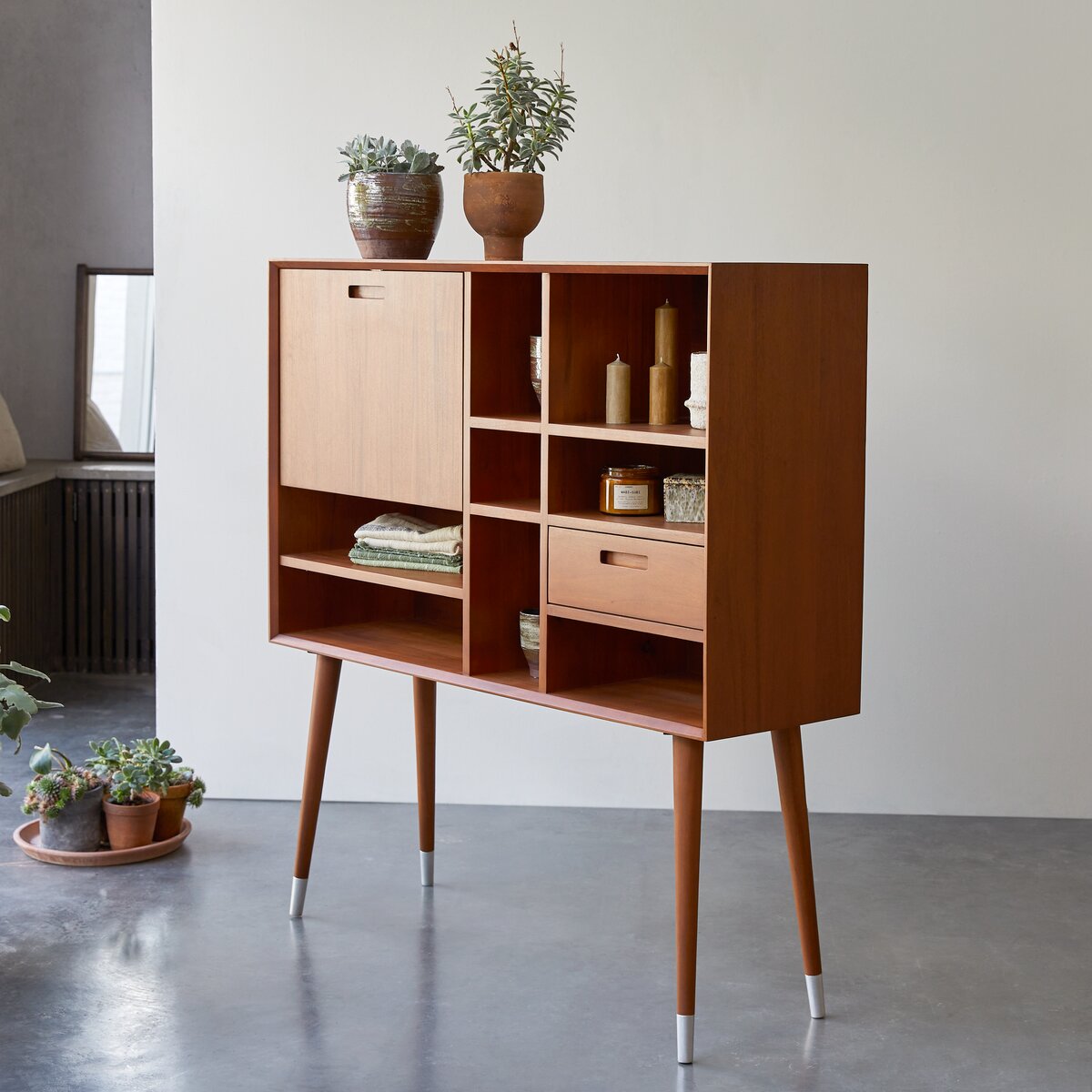 Magda 50's - Buffet in mogano massello 130 cm Magda 50's - Buffet in mogano massello 130 cm
