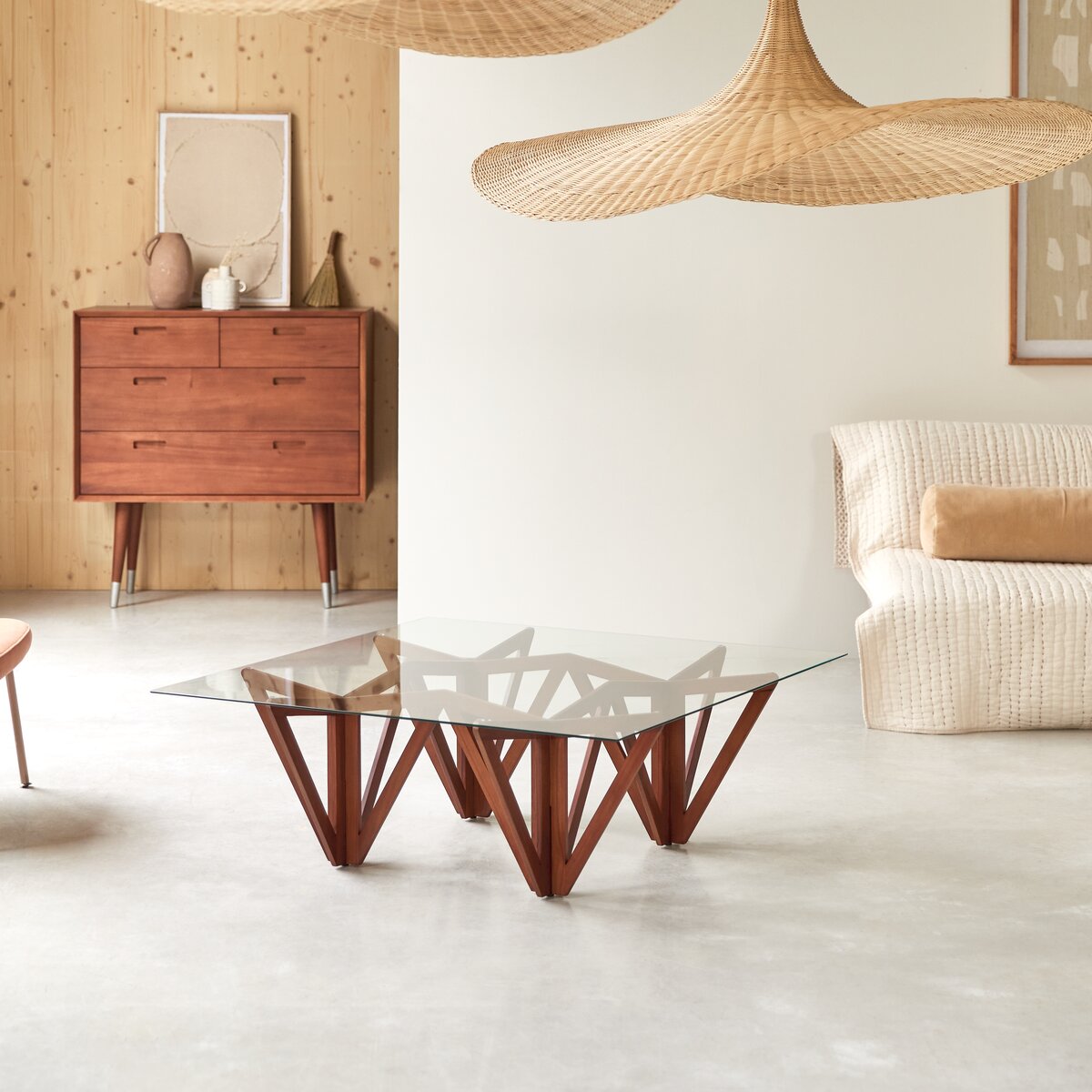 Mona - Table basse en teck massif Mona - Table basse en teck massif