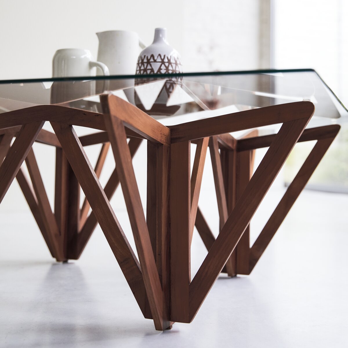 Mona - Table basse en teck massif Mona - Table basse en teck massif