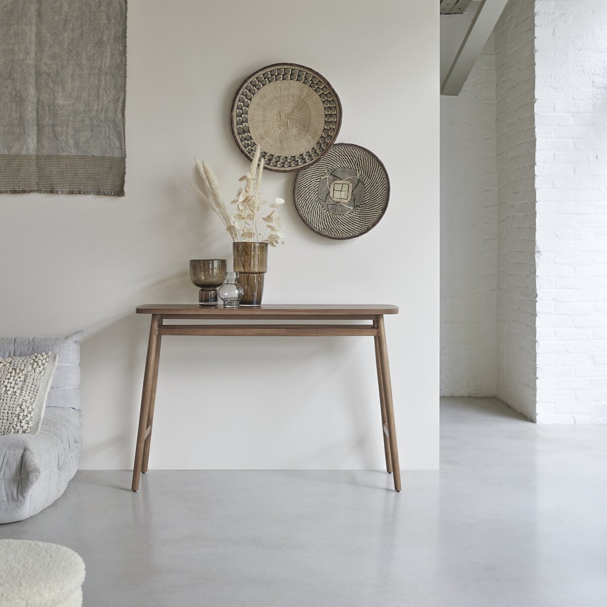 Solid teak Console table Living room / Console Tables Tikamoon