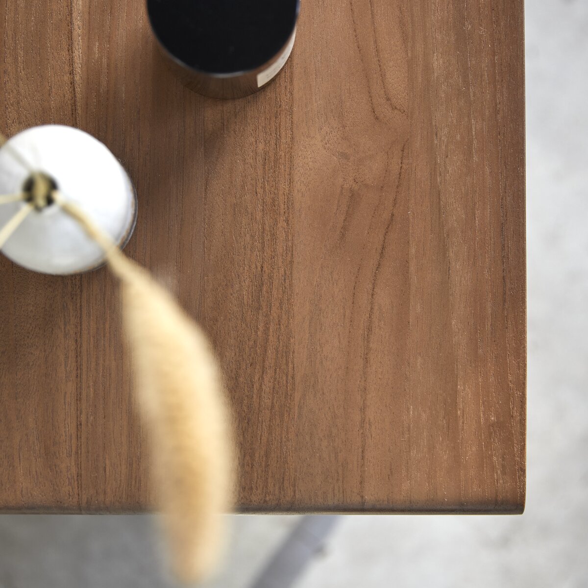 Solid teak Bedside table Bedroom / Bedside Tables Tikamoon