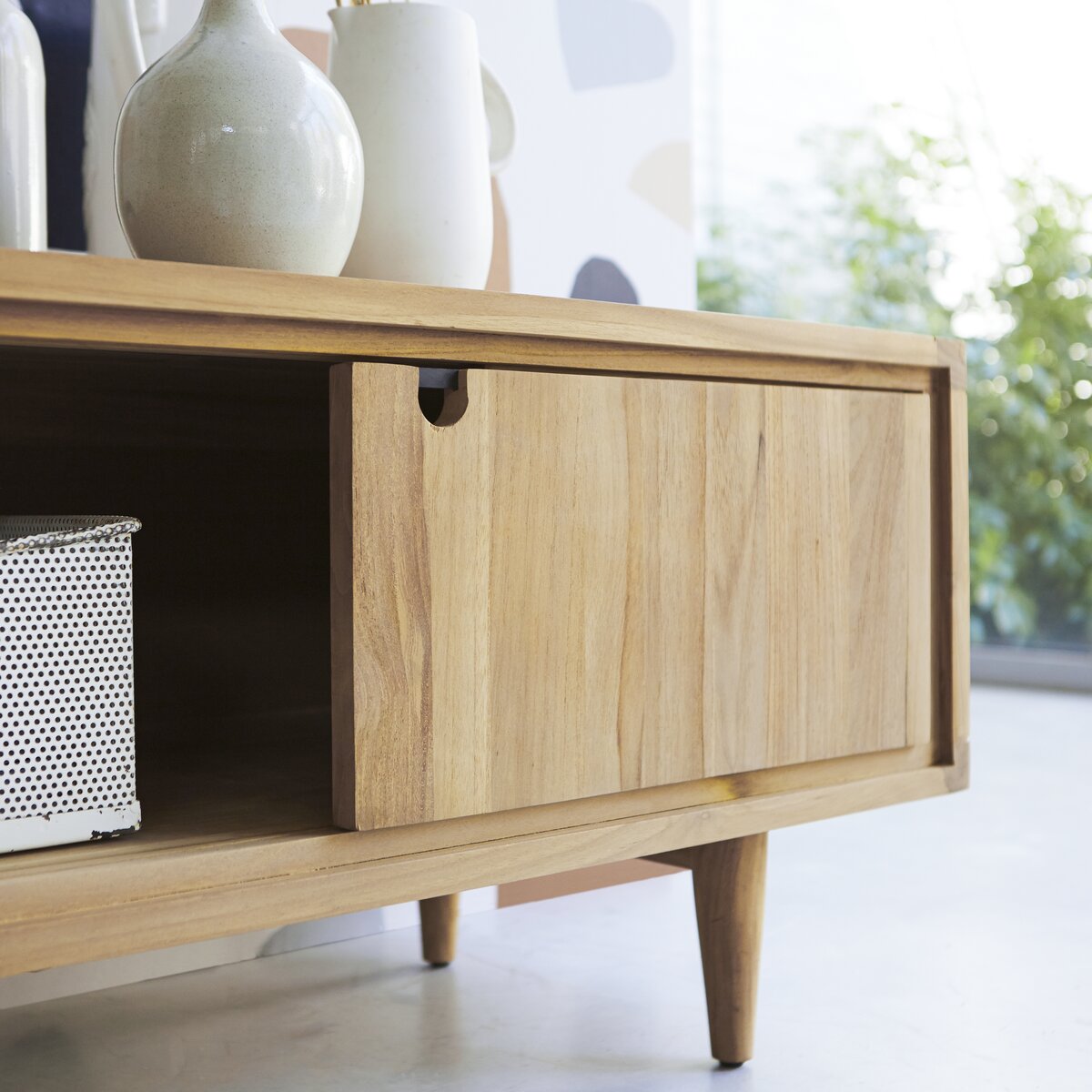 Jonàk - Mobile TV in teak massello 140 cm Jonàk - Mobile TV in teak massello 140 cm