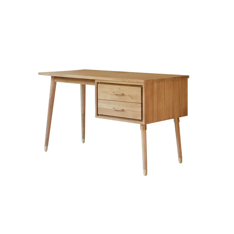 Bureau en teck 200 cm - Mobilier de rangement pour bureau - Tikamoon