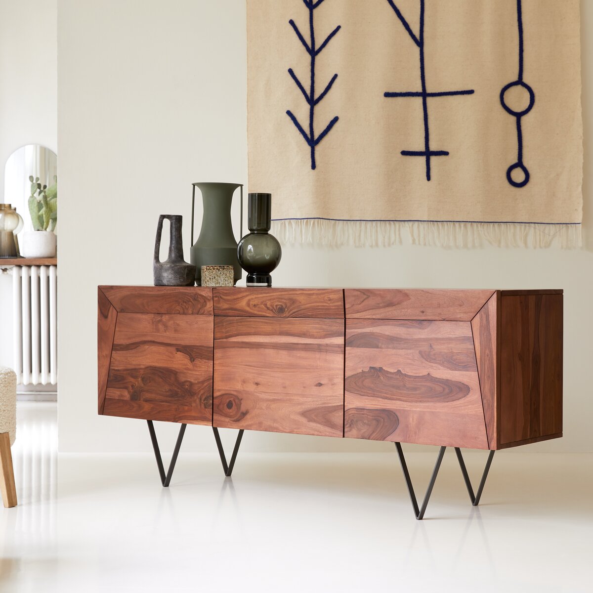Metric - Buffet en palissandre massif 175 cm Metric - Buffet en palissandre massif 175 cm