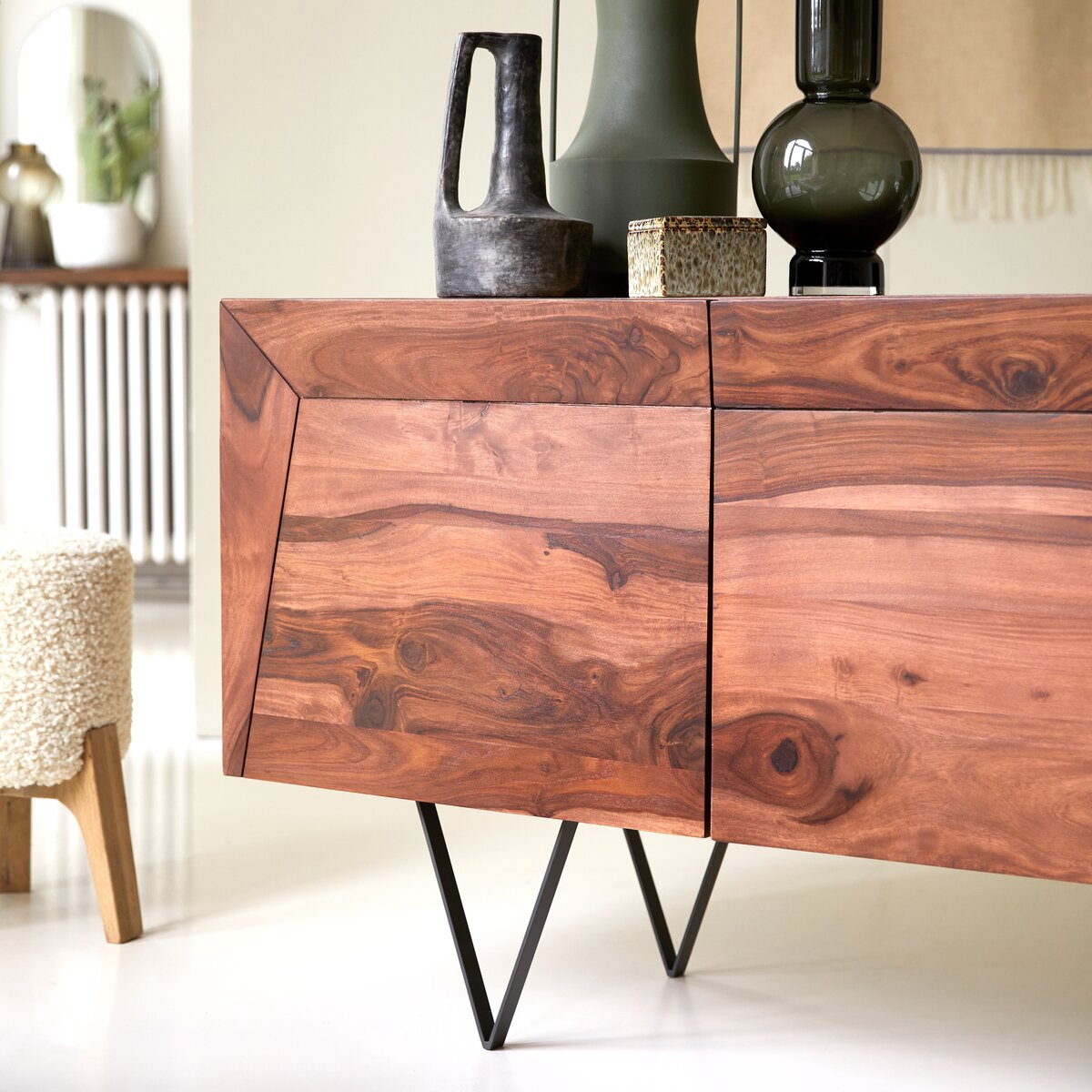 Metric - Buffet en palissandre massif 175 cm Metric - Buffet en palissandre massif 175 cm