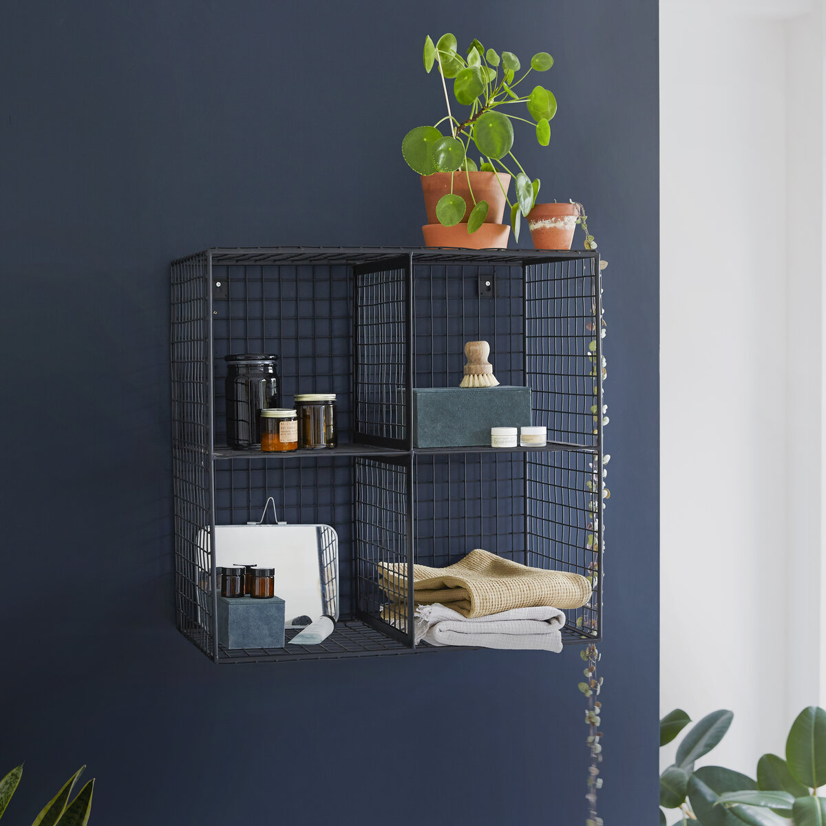 Bathroom wall shelving sale unit