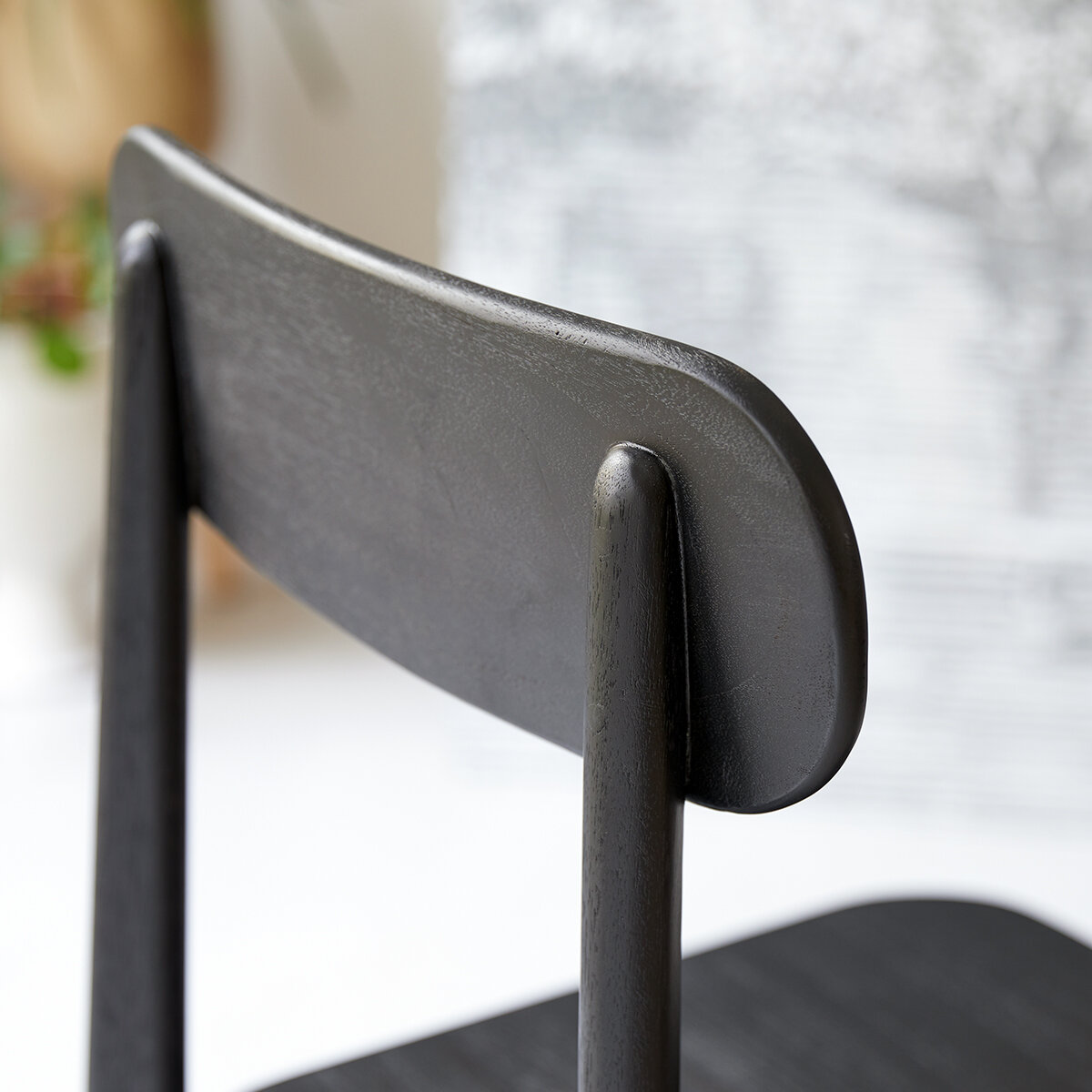 Jonàk - Chaise en teck massif black Jonàk - Chaise en teck massif black