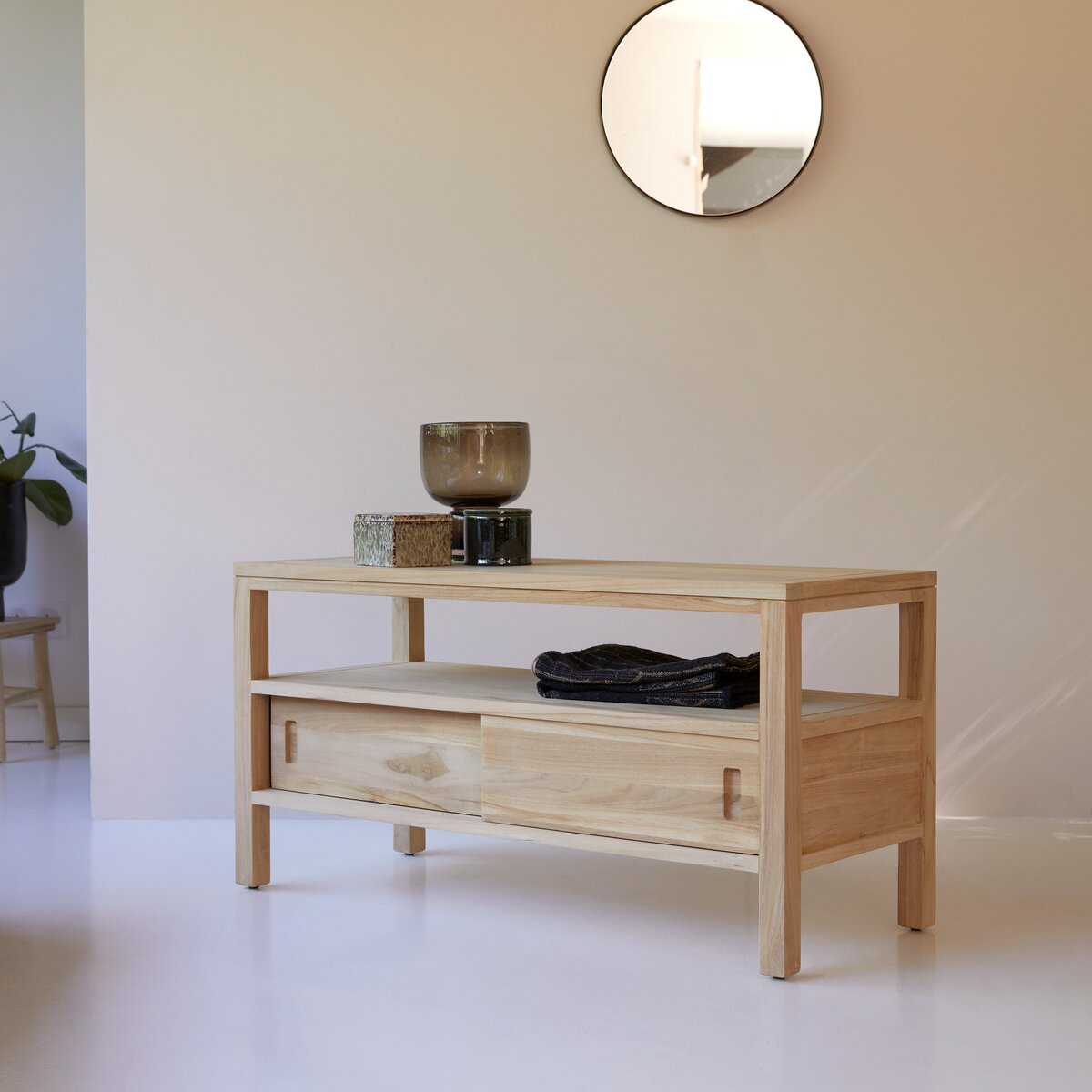 Anton - Mobile TV in teak massello 100 cm Anton - Mobile TV in teak massello 100 cm