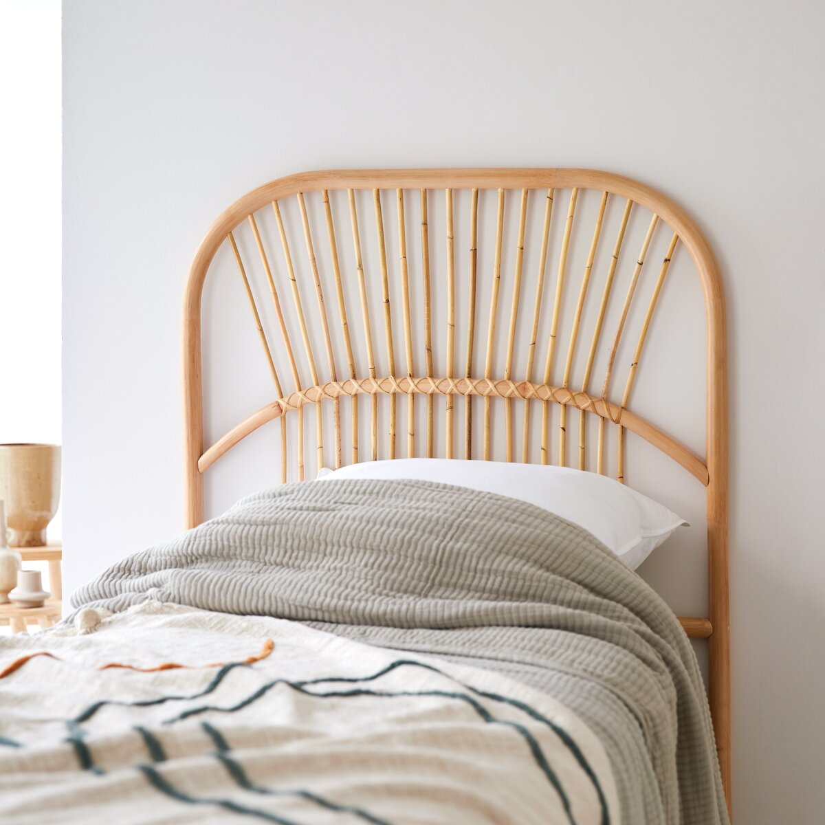Colette - Kopfteil Bett aus Rattan 90 cm Colette - Kopfteil Bett aus Rattan 90 cm