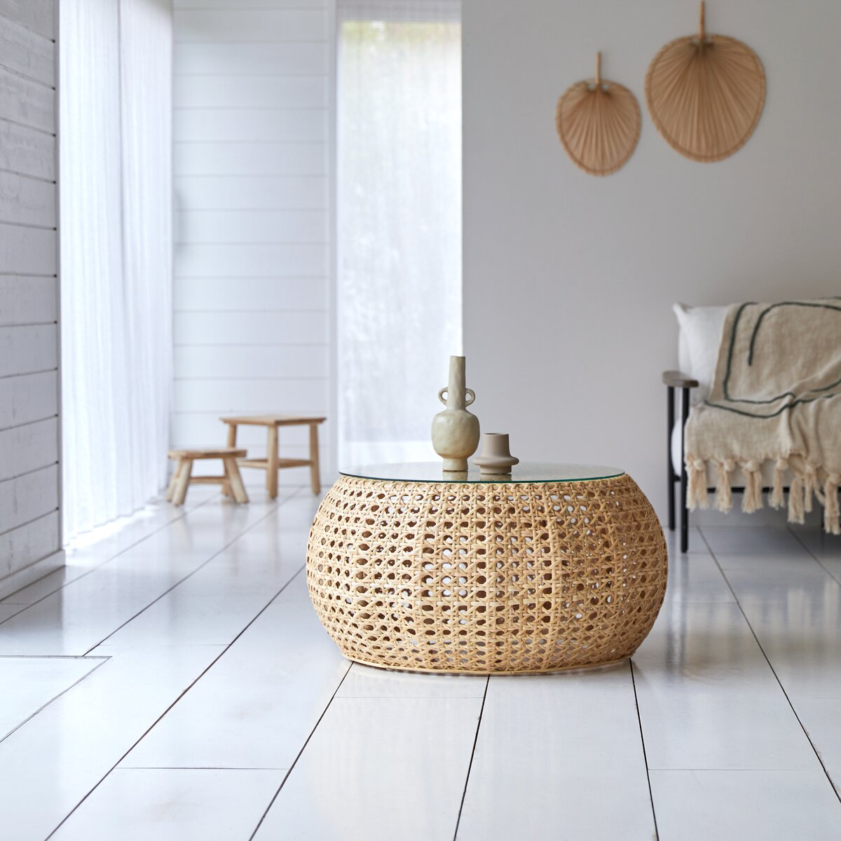 Esther - Couchtisch aus Rattan Esther - Couchtisch aus Rattan