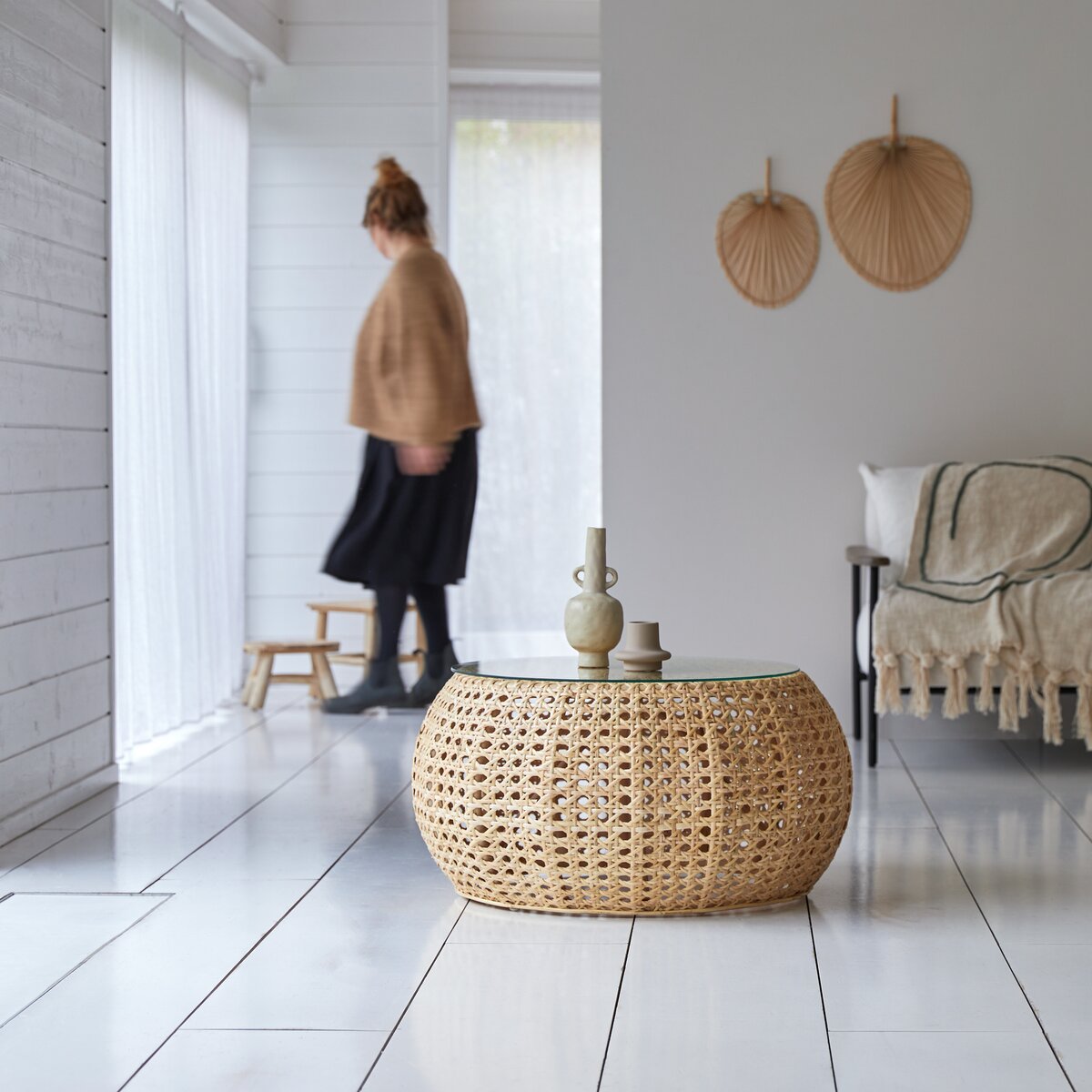 Esther - Couchtisch aus Rattan Esther - Couchtisch aus Rattan