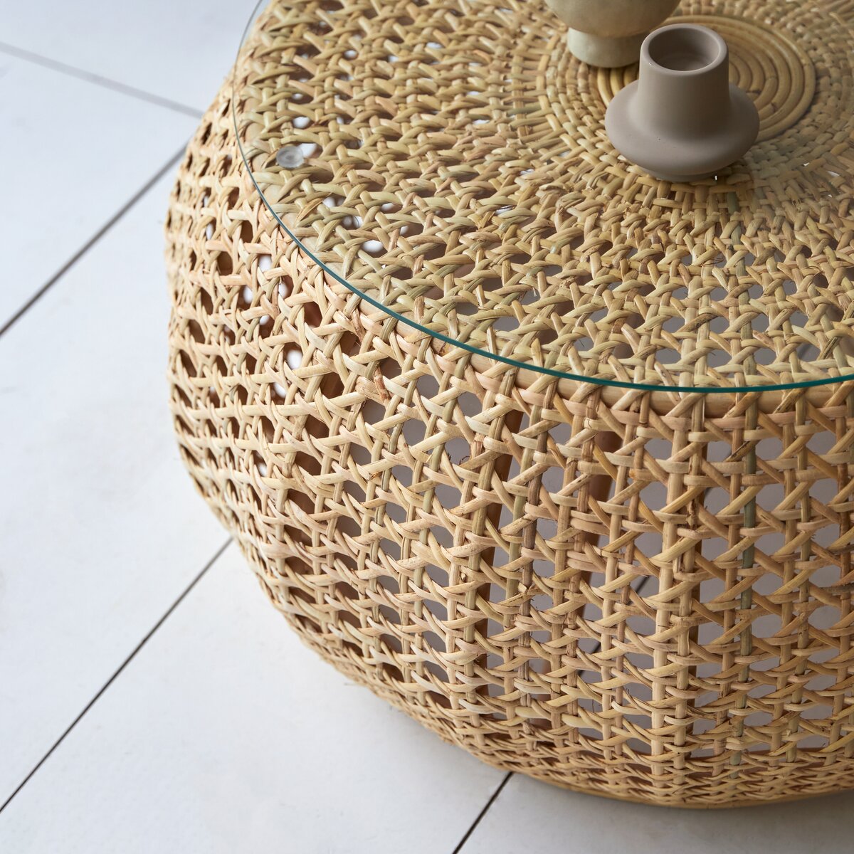 Esther - Couchtisch aus Rattan Esther - Couchtisch aus Rattan