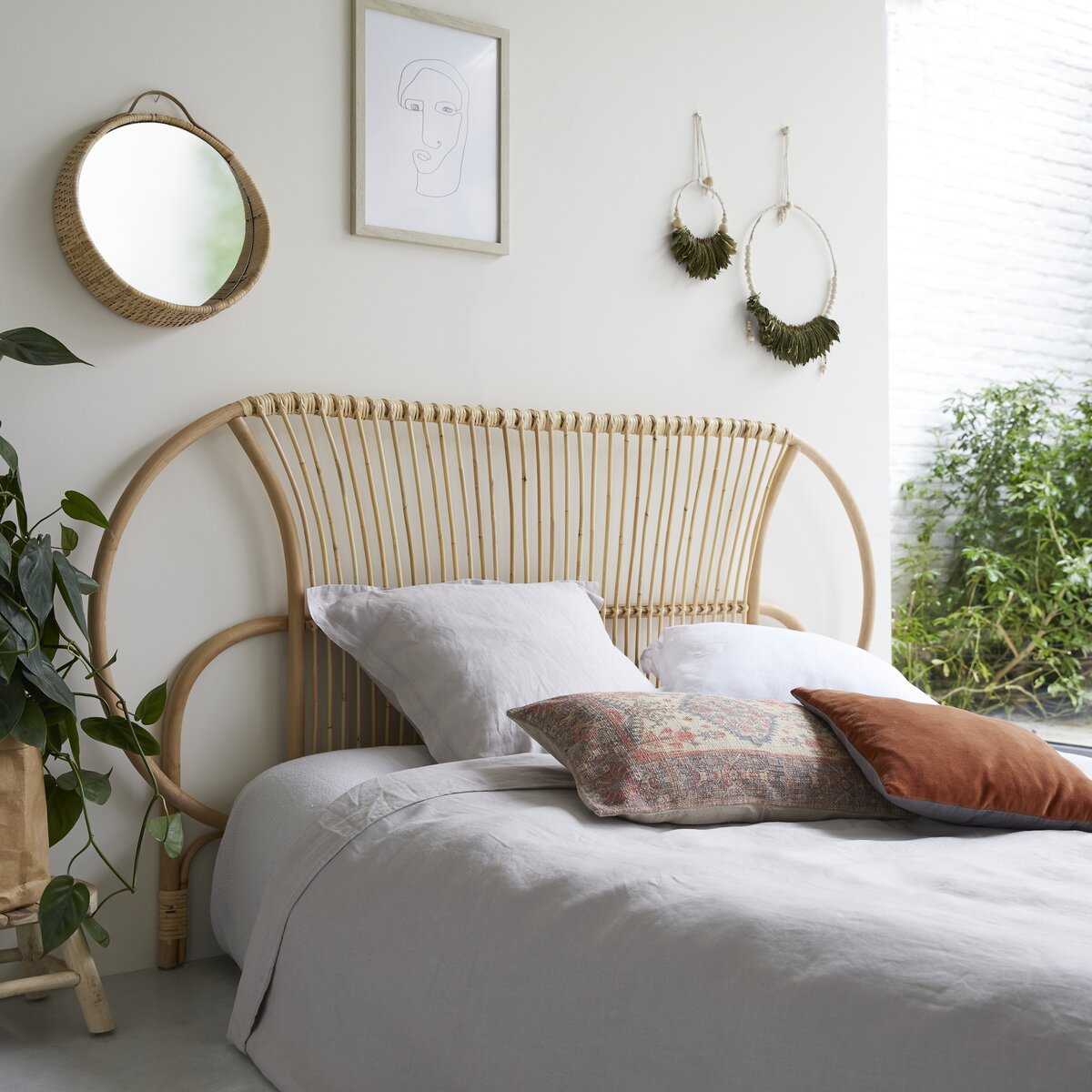 Leontie - Kopfteil Bett aus Rattan 190 cm Leontie - Kopfteil Bett aus Rattan 190 cm