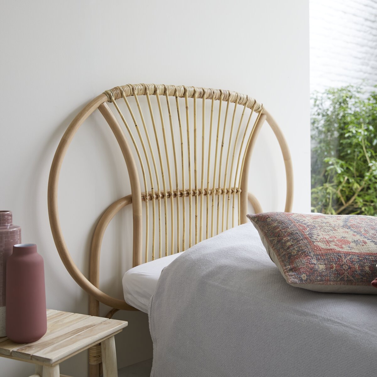 Leontie - Testata letto in rattan 120 cm Leontie - Testata letto in rattan 120 cm