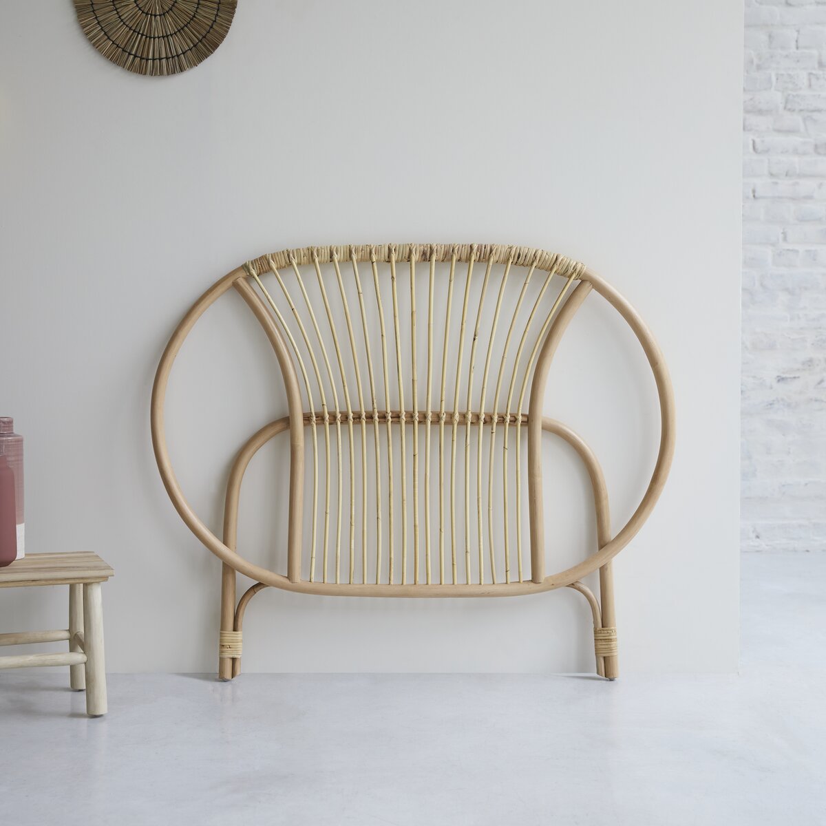 Leontie - Testata letto in rattan 120 cm Leontie - Testata letto in rattan 120 cm