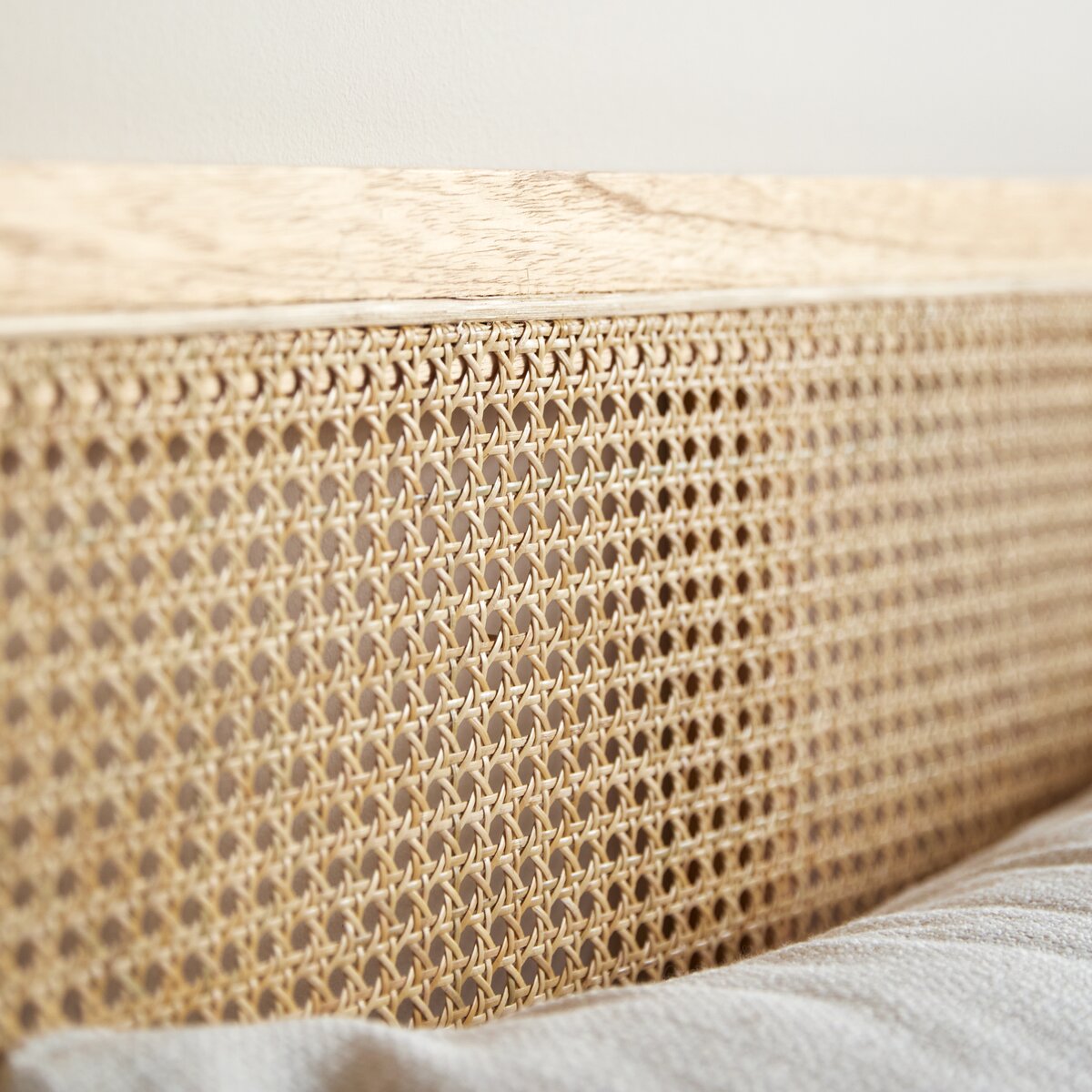 Testata letto in rattan intrecciato 160 cm -Mobili camera - Tikamoon