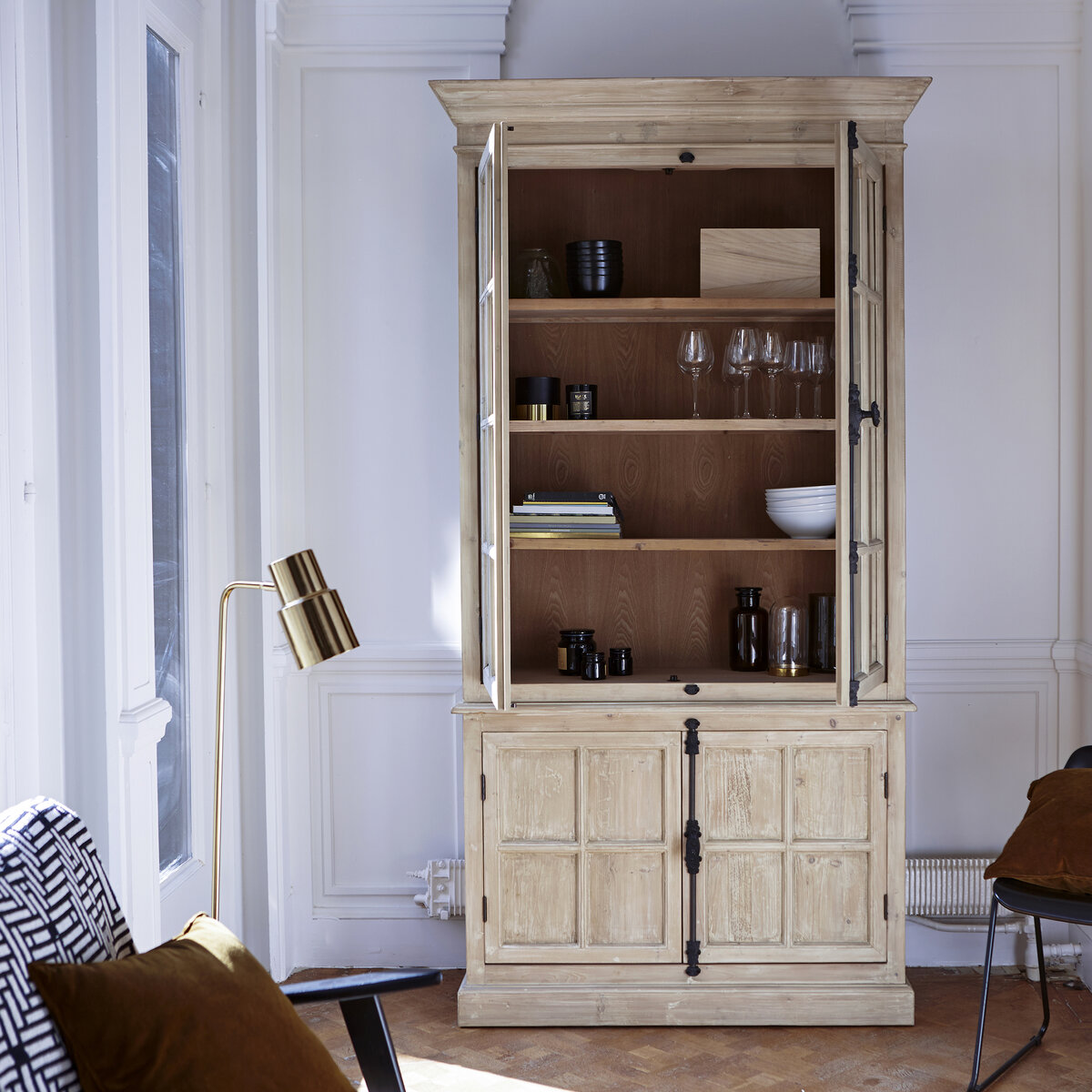 bookcase and tv wall unit