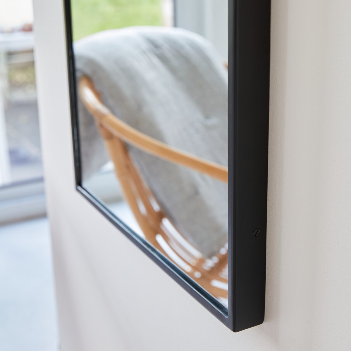 Decorative metal mirror 80x50 cm Living room / Mirrors Tikamoon