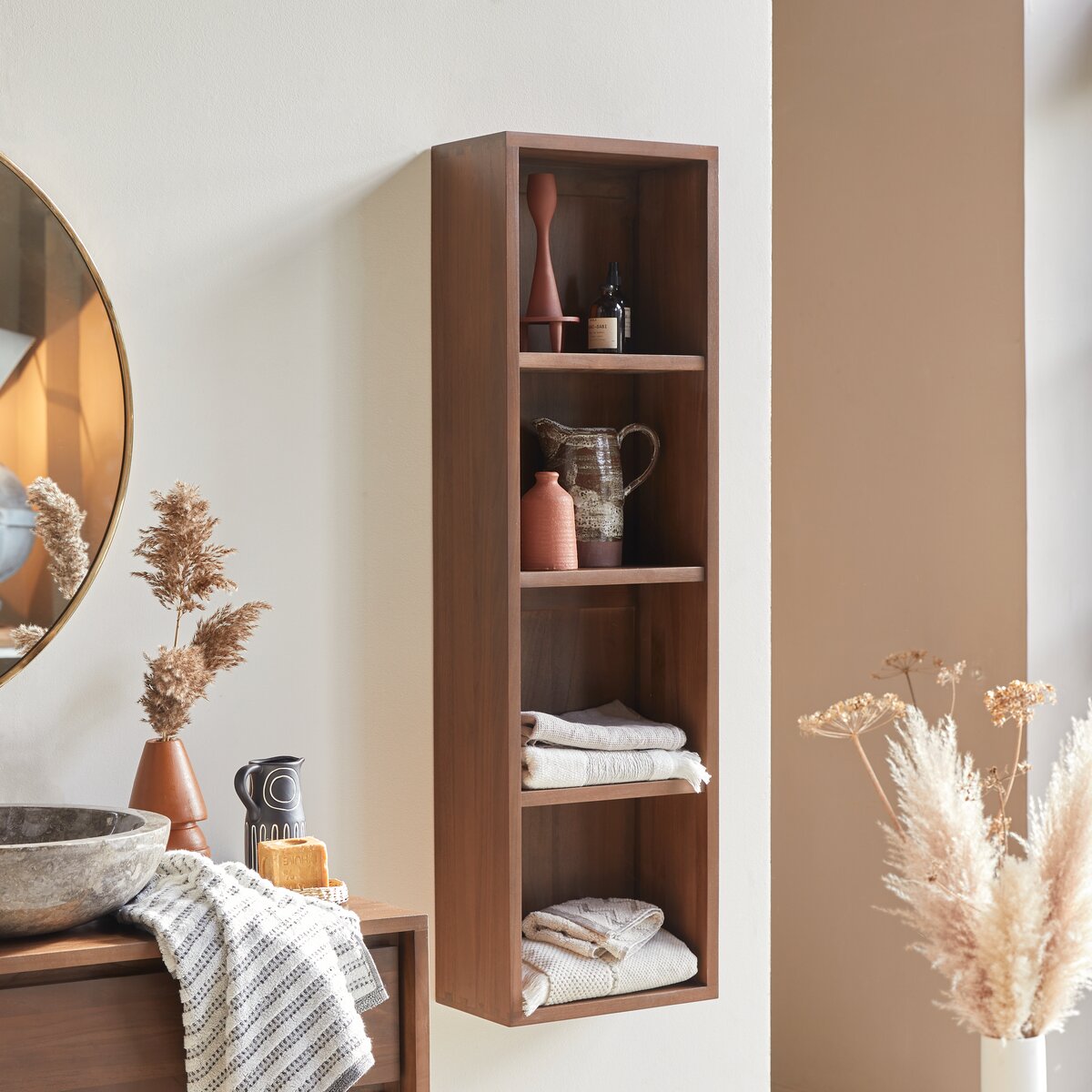 Parker - Columna en teca maciza Parker - Columna en teca maciza