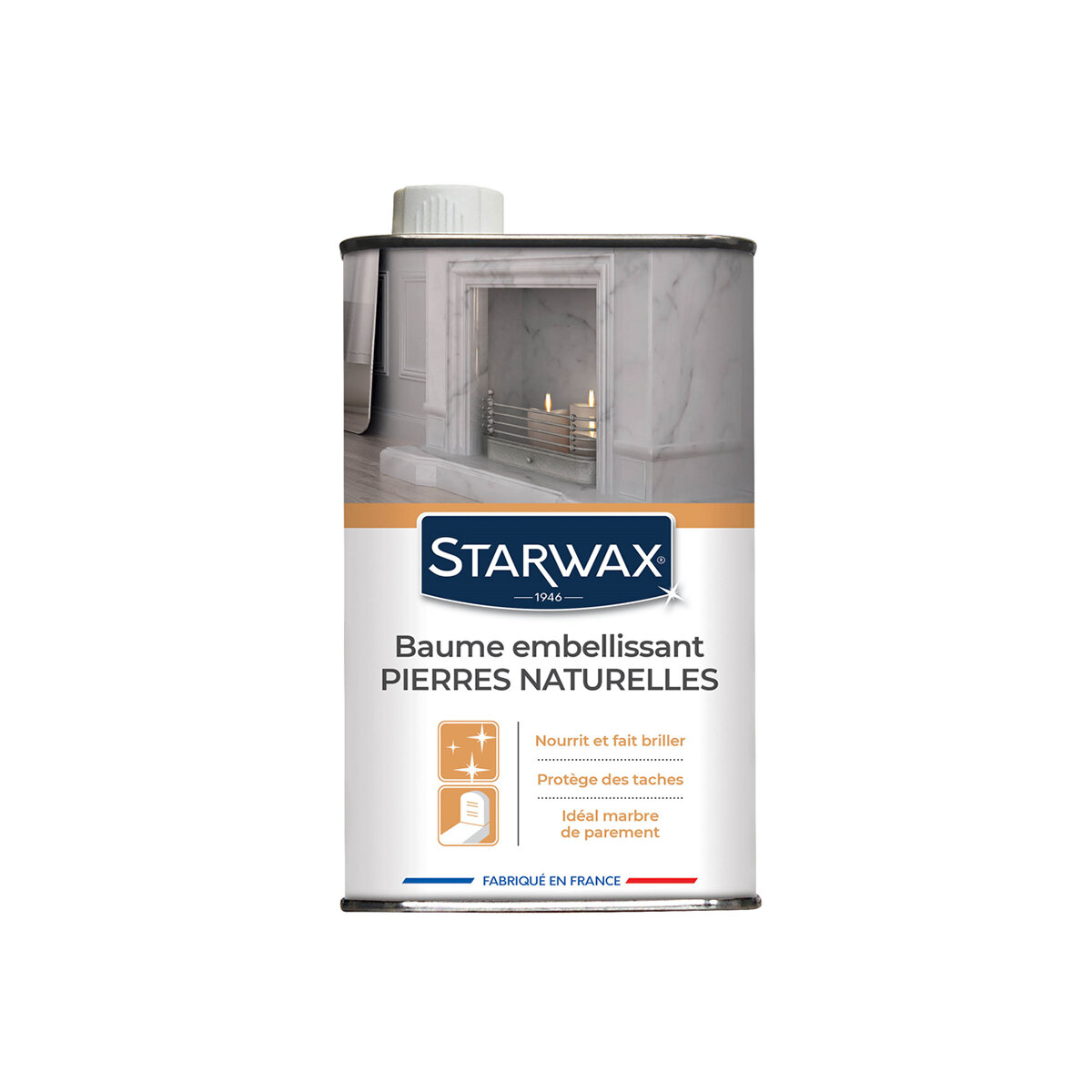 Starwax - Emulsione incolore abbellente per marmo, 0,5L