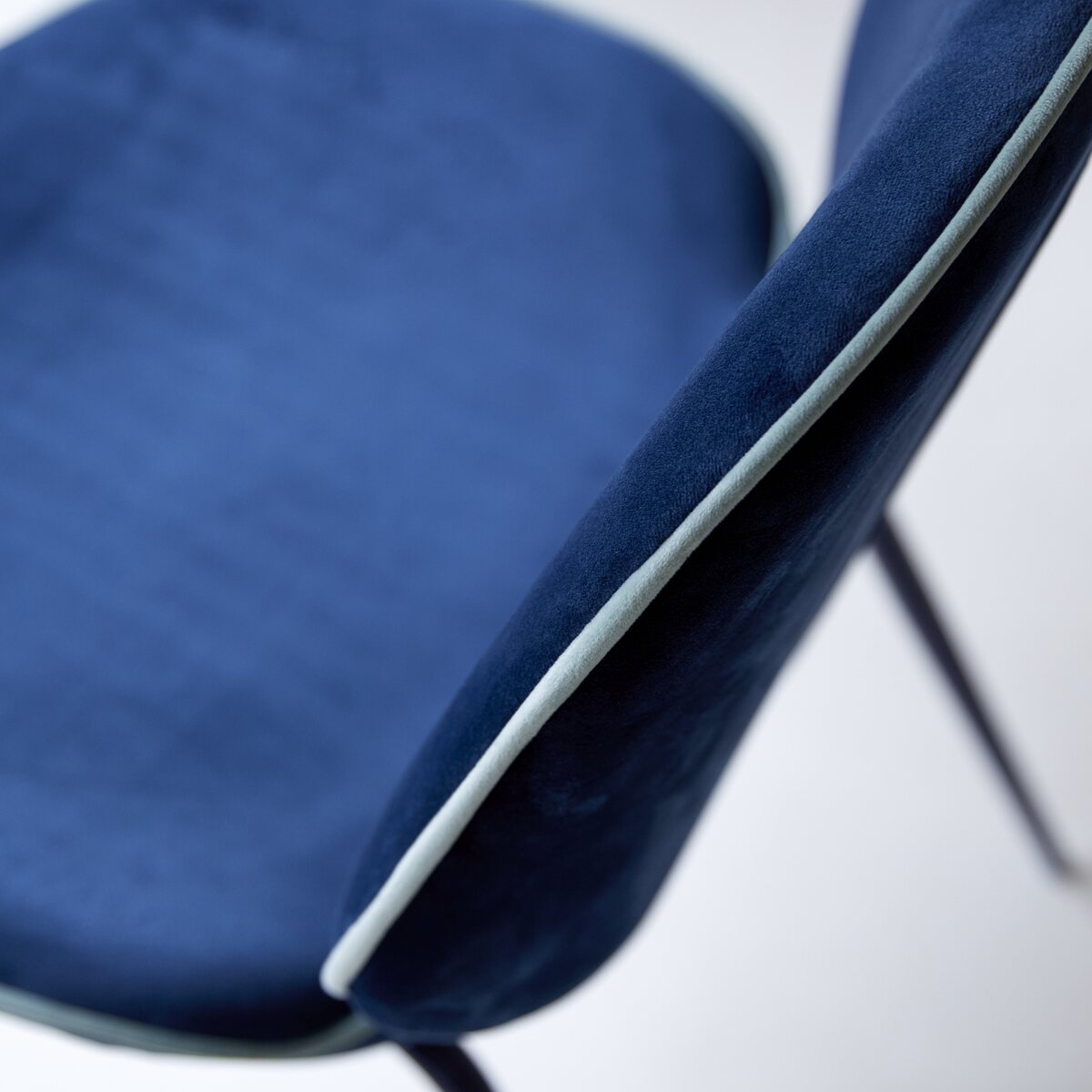 Uma - Sedia in tessuto blue Uma - Sedia in tessuto blue