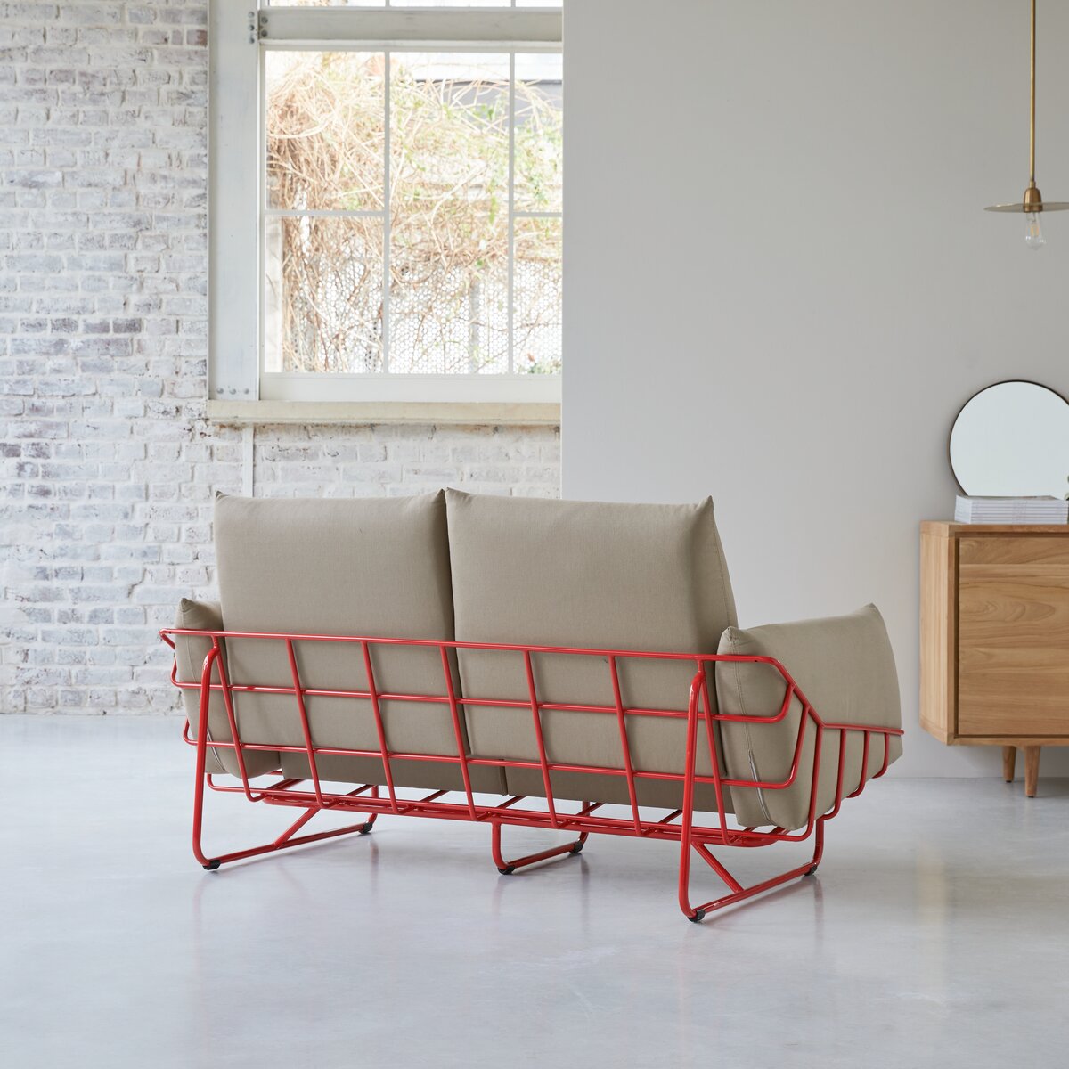 Jonas - Sofa aus Stoff Camel Jonas - Sofa aus Stoff Camel