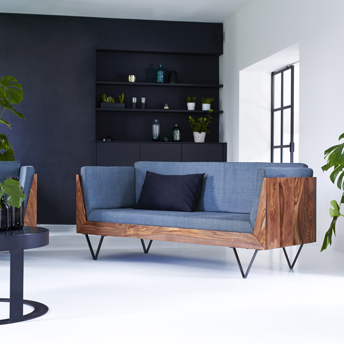 Metric - Sofa aus massives Palisanderholz Metric - Sofa aus massives Palisanderholz