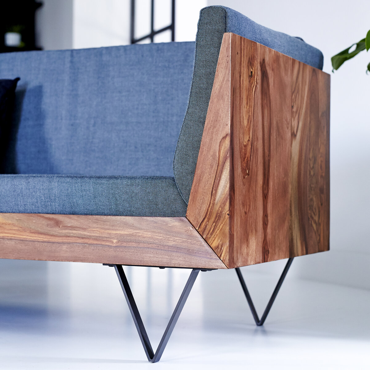 Metric - Sofa aus massives Palisanderholz Metric - Sofa aus massives Palisanderholz