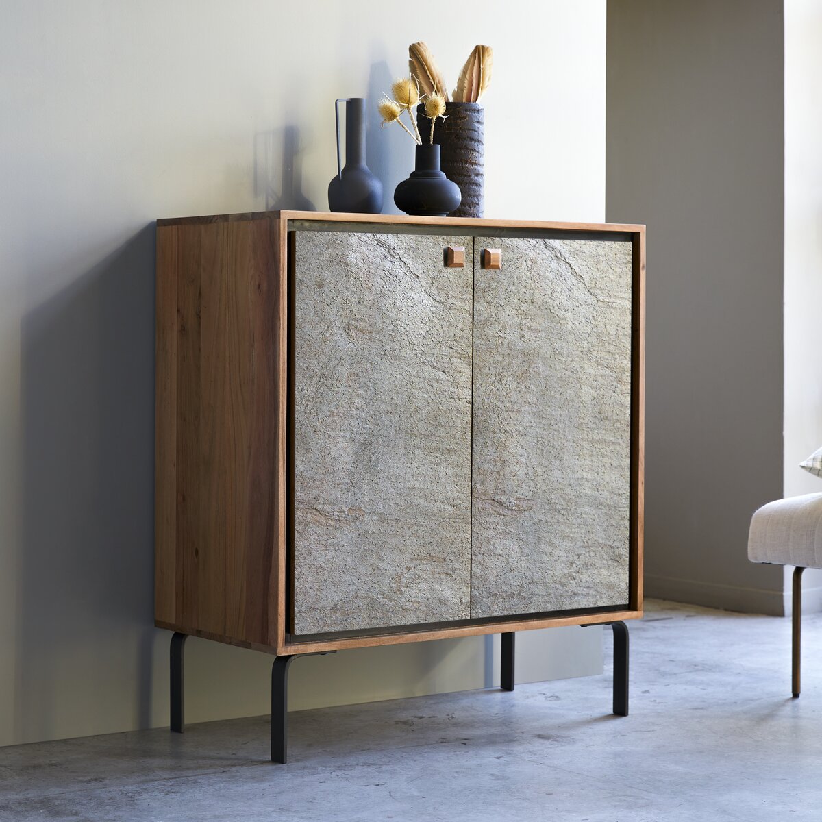 Temis - Bahut bar en acacia 90 cm Temis - Bahut bar en acacia 90 cm
